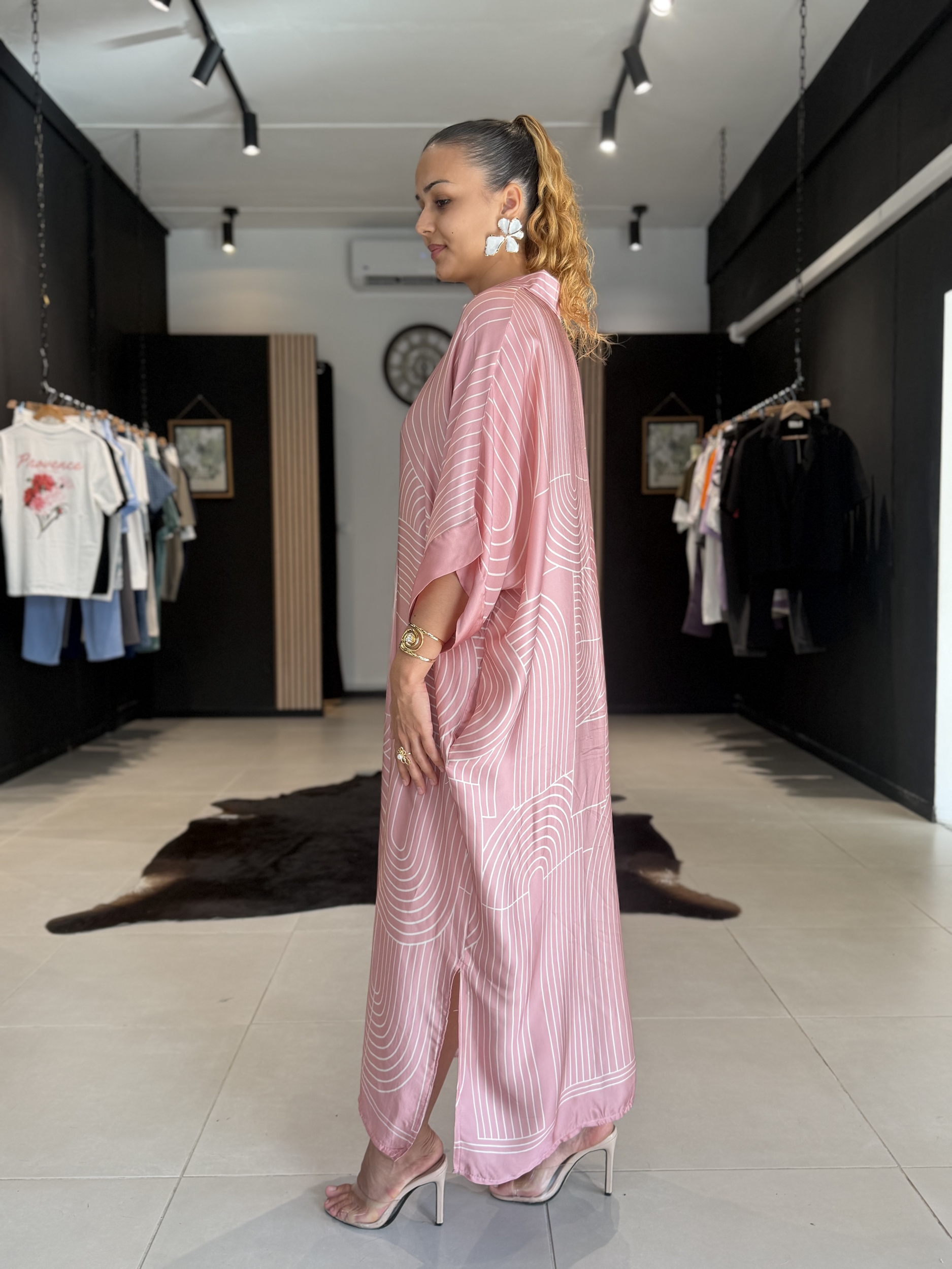 robe imperial rose perle des iles 974 mode femme la reunion grande taille