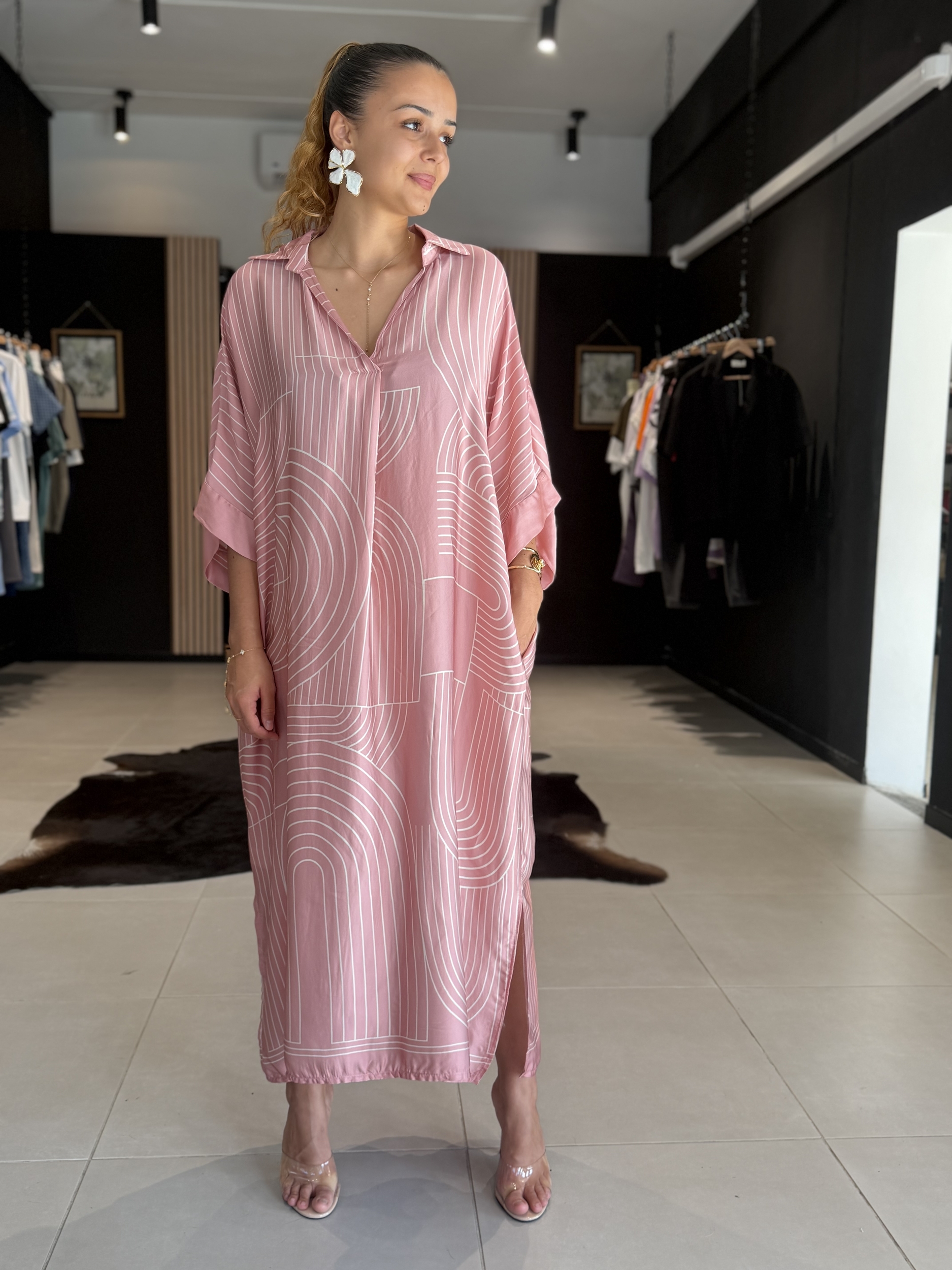 robe imperial rose perle des iles 974 mode femme la reunion grande taille