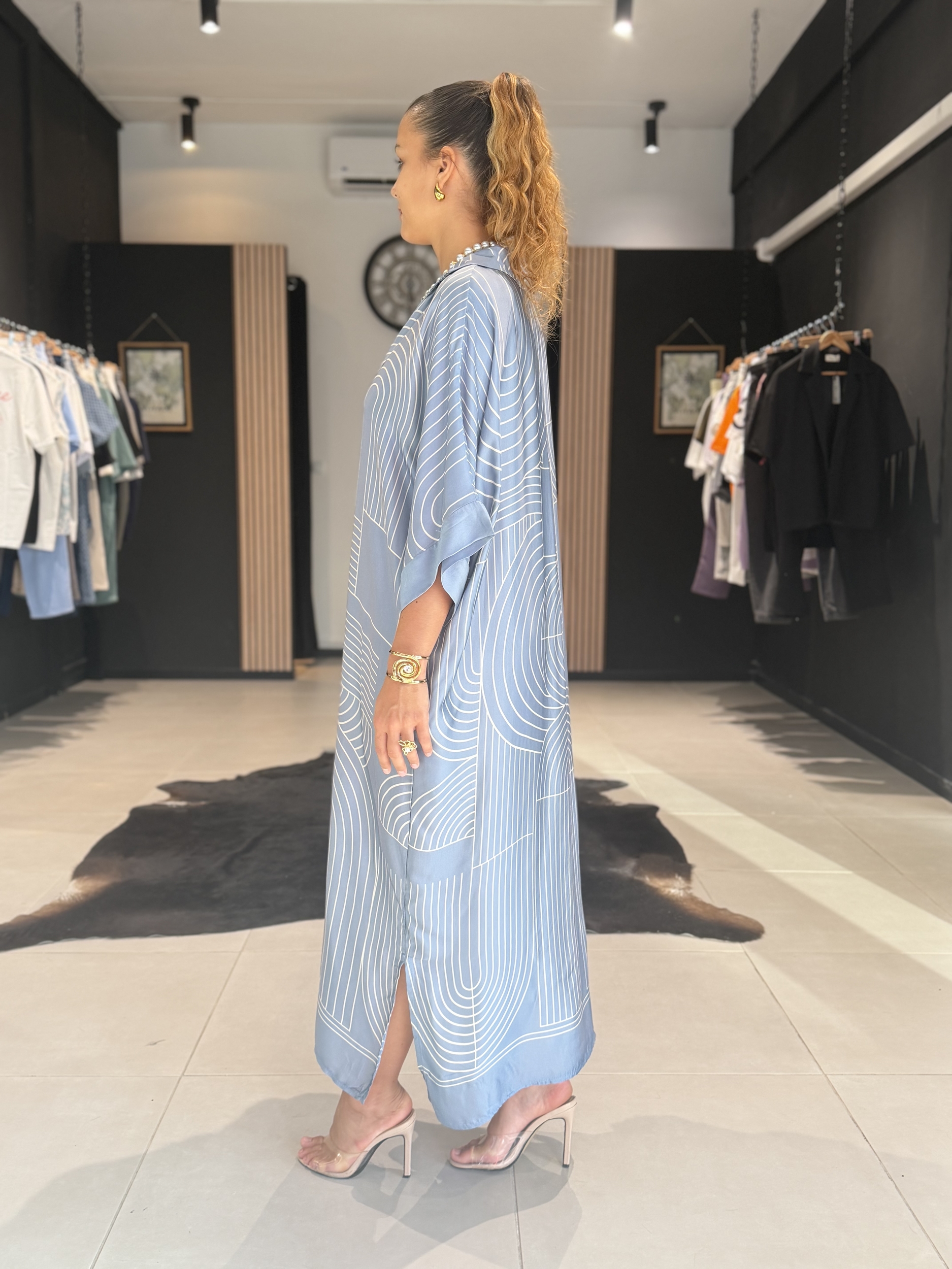 robe imperial bleu ciel perle des iles 974 mode femme la reunion grande taille