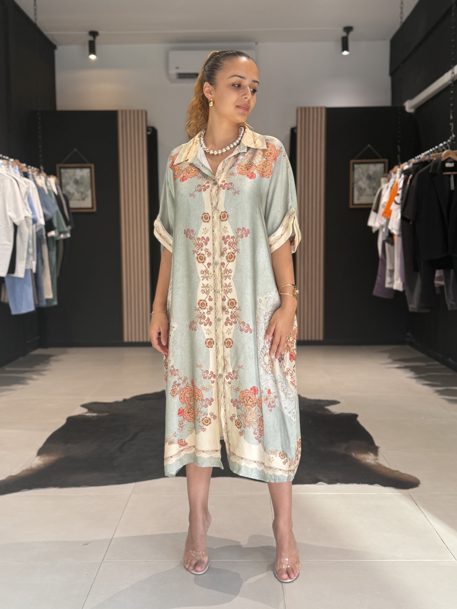 robe amalia bleu marine perle des iles 974 mode femme la reunion grande taille