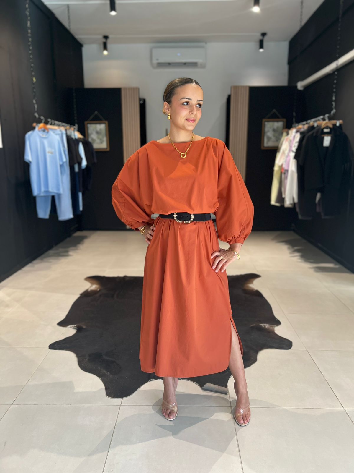 robe toscane terracotta perle des iles 974 mode femme