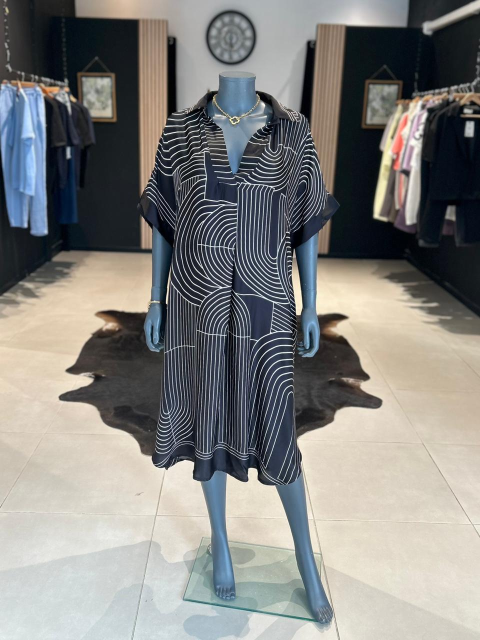 robe graphik noir perle des iles 974 mode femme