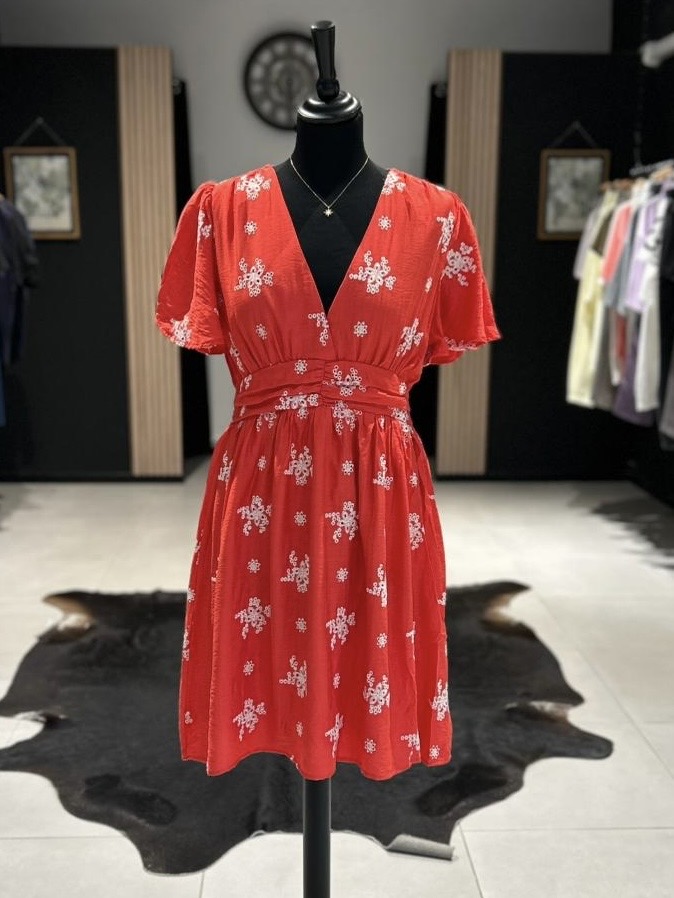 robe flora corail perle des iles 974 mode femme