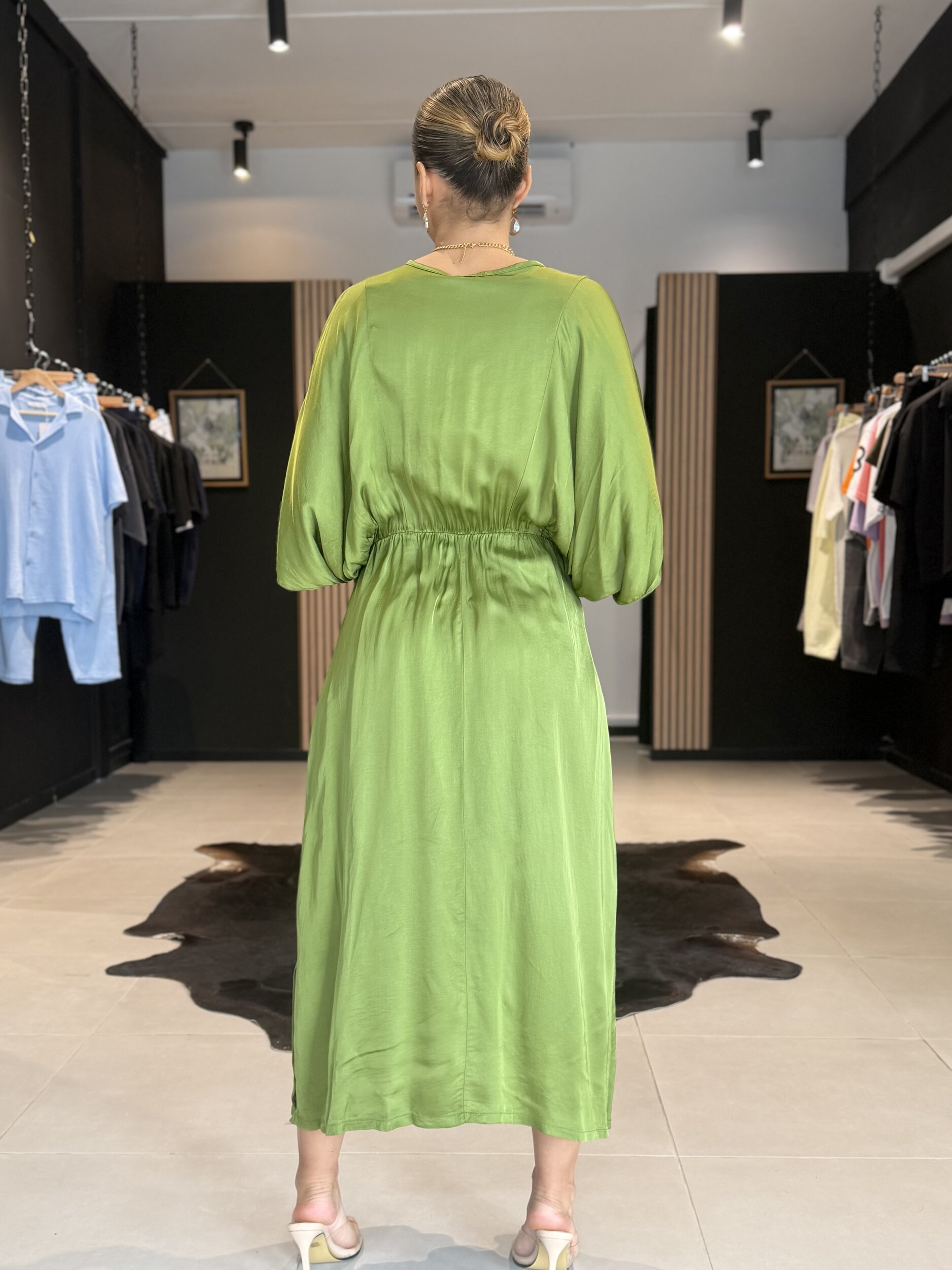 robe verte perle des iles mode 974 grande taille