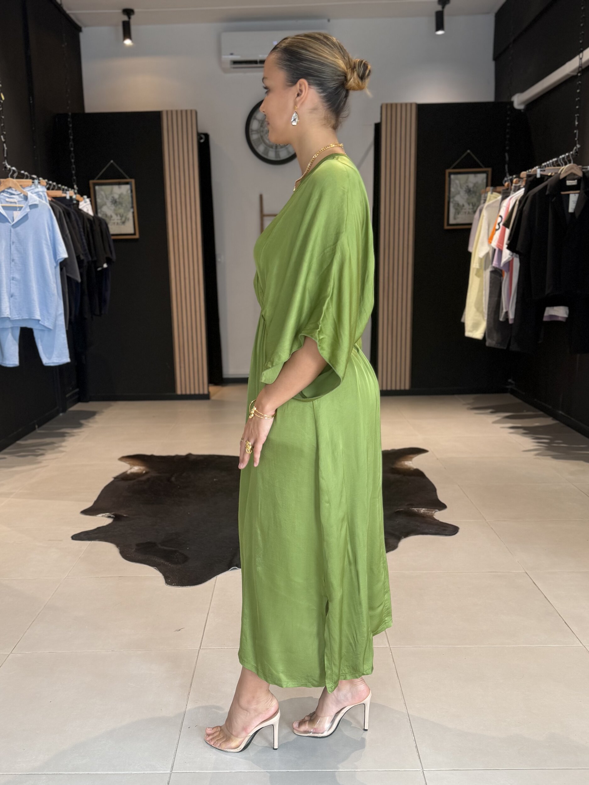 robe verte perle des iles mode 974 grande taille