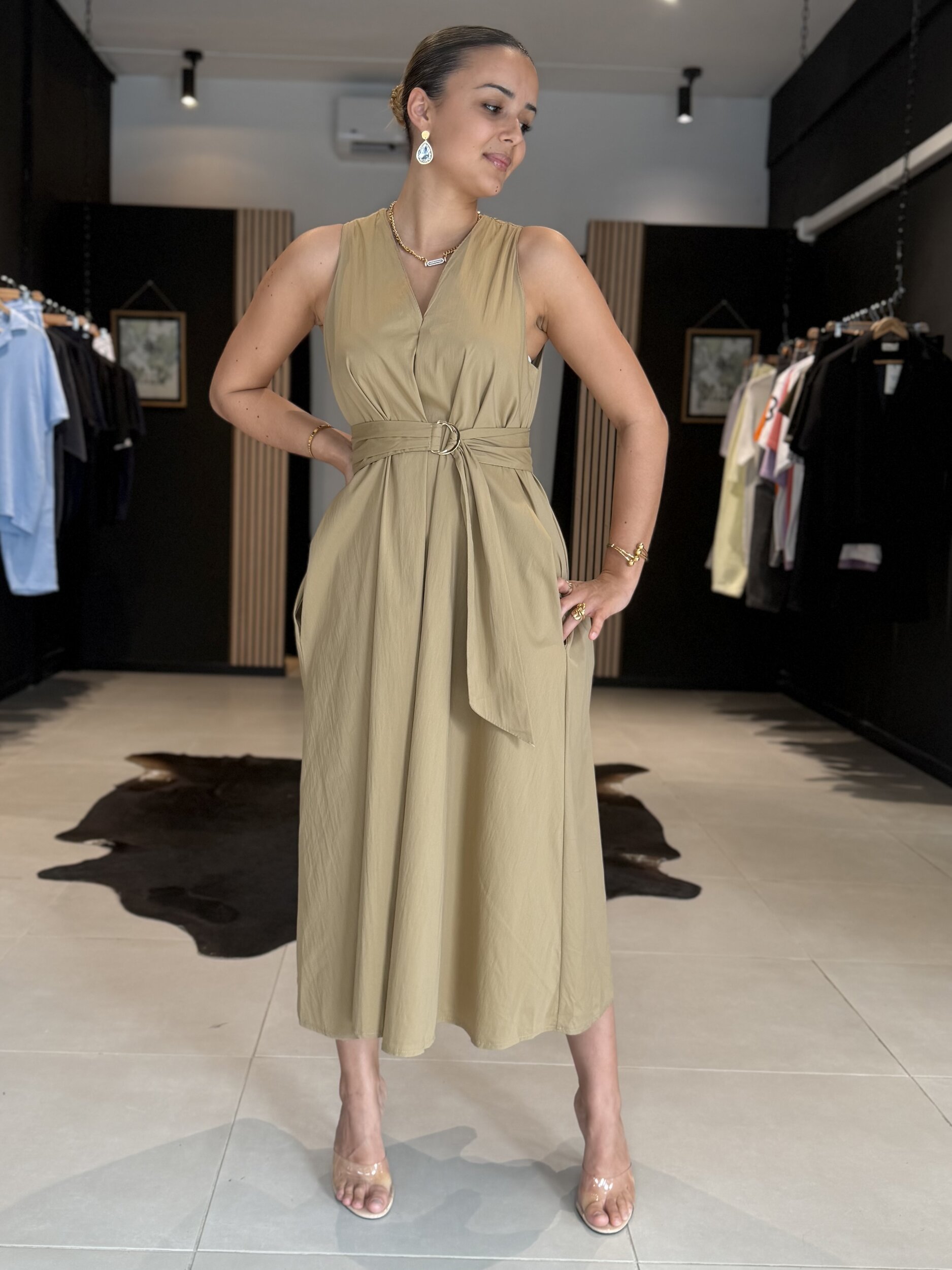 robe carole beige perle des iles 974 mode femme taille unique