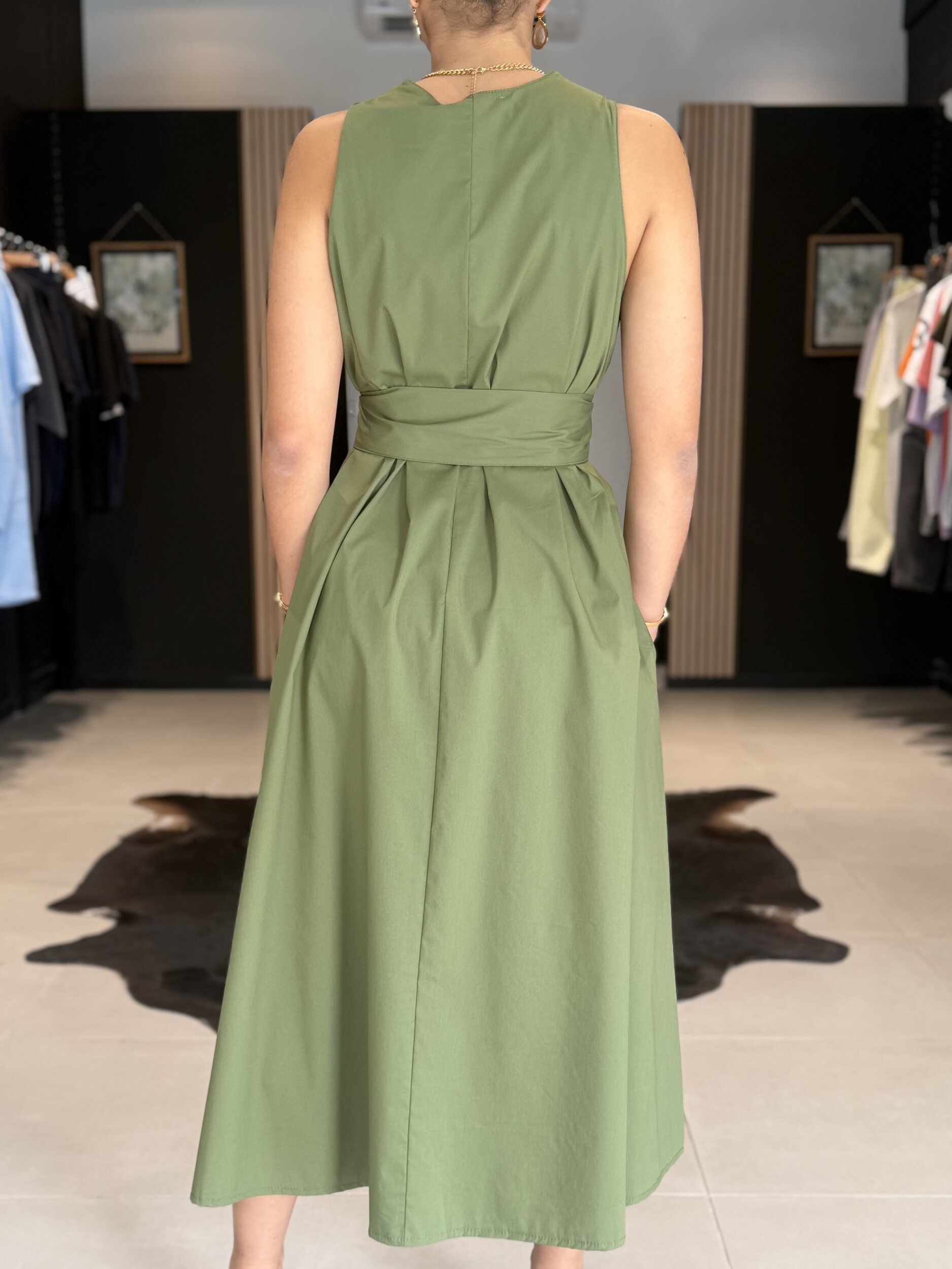 robe carole kaki perle des iles 974 mode femme taille unique