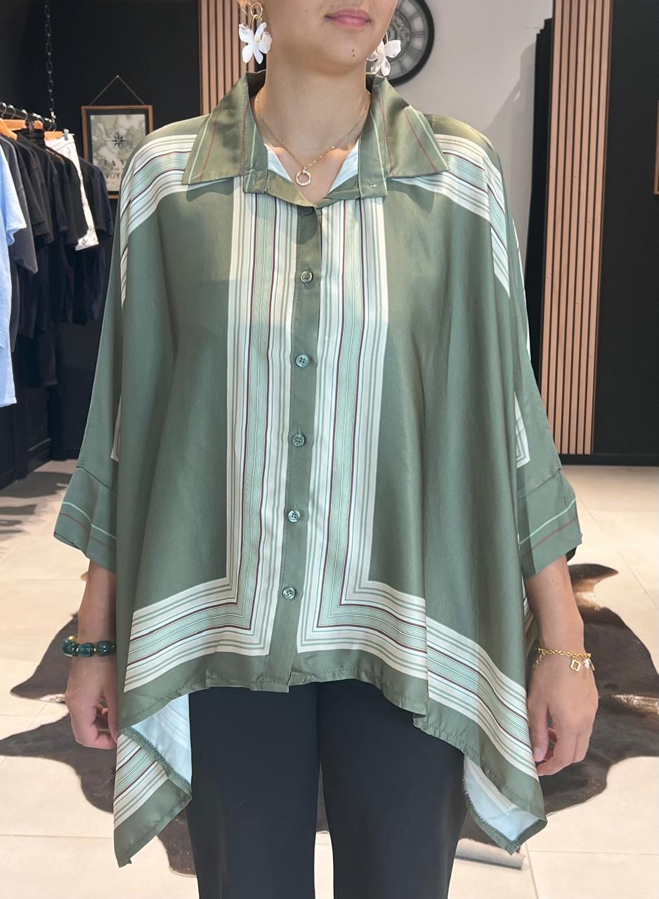 chemise poncho perle des iles mode 974 grande taille