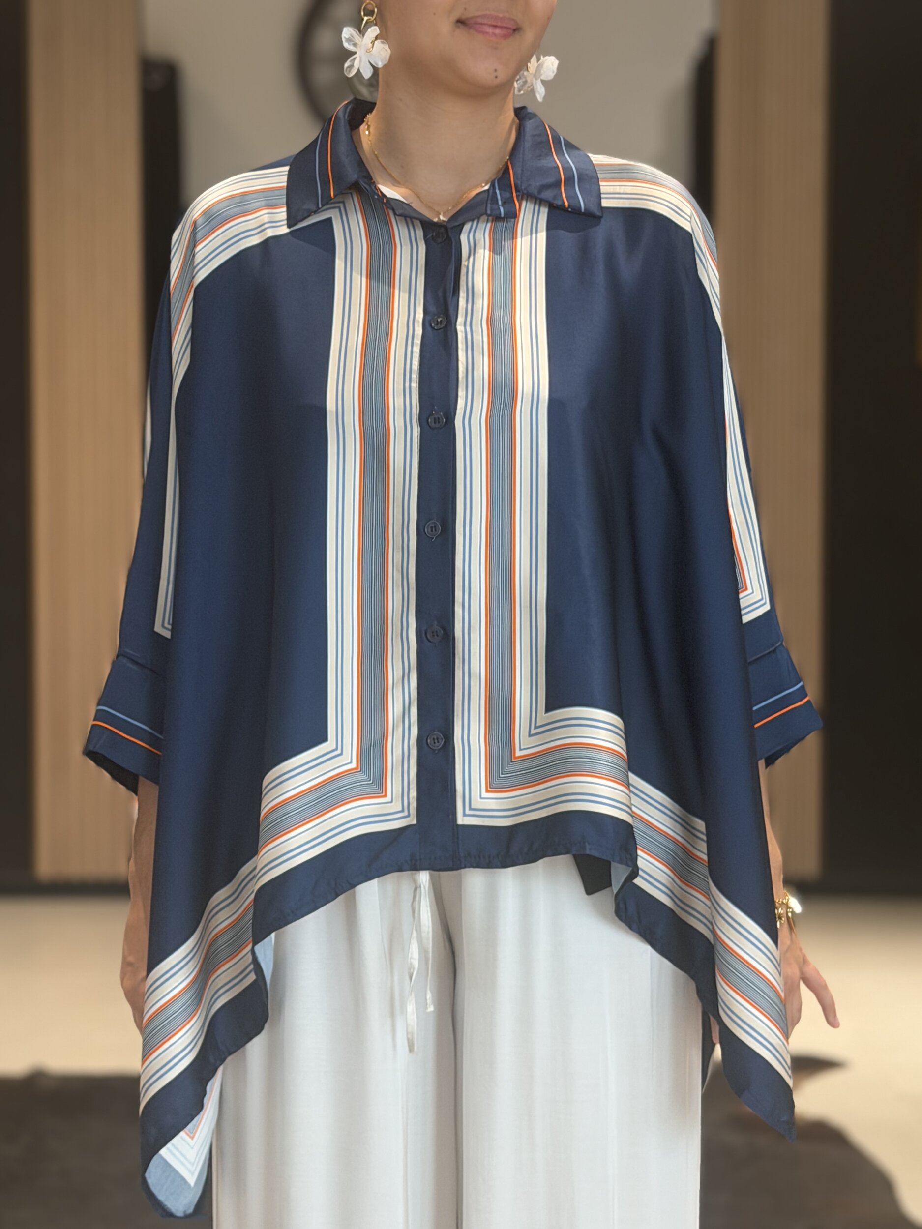 chemise poncho perle des iles mode 974 grande taille