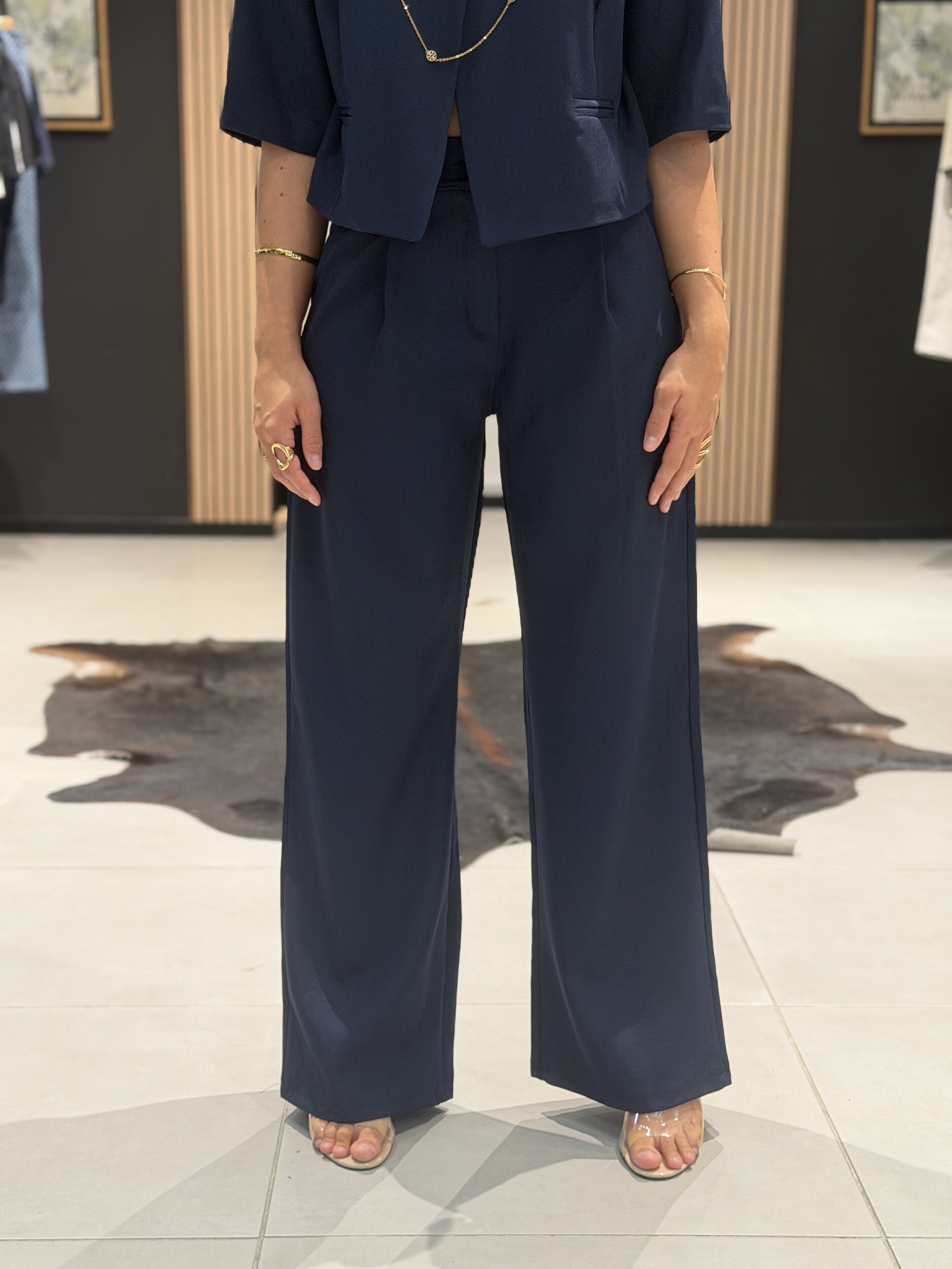 ENSEMBLE E BLAZER BLEU PERLE DES ILES