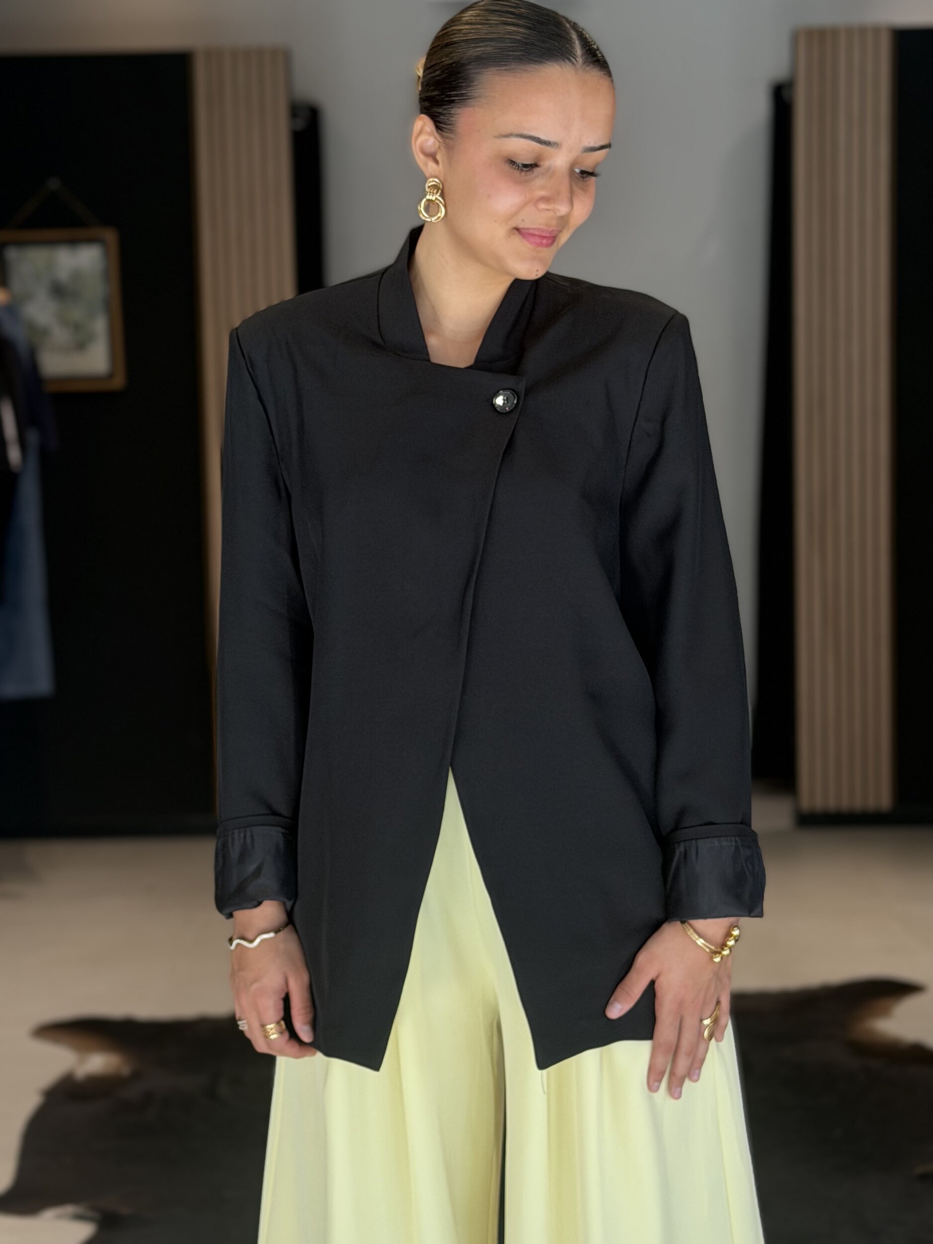 veste blazer asymetrique perle des iles 974 mode femme