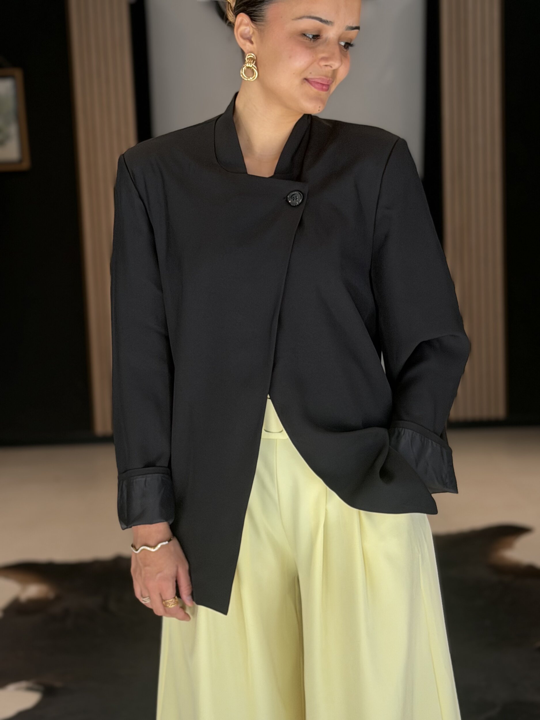 veste blazer asymetrique perle des iles 974 mode femme