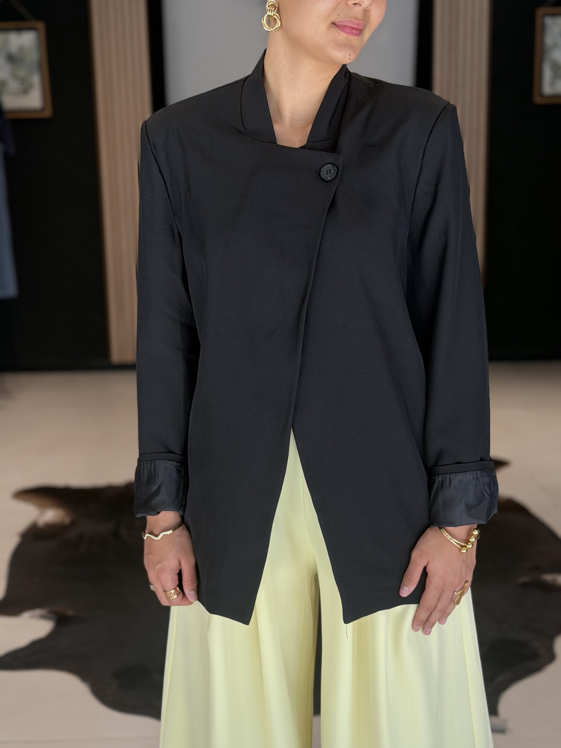 veste blazer asymetrique perle des iles 974 mode femme