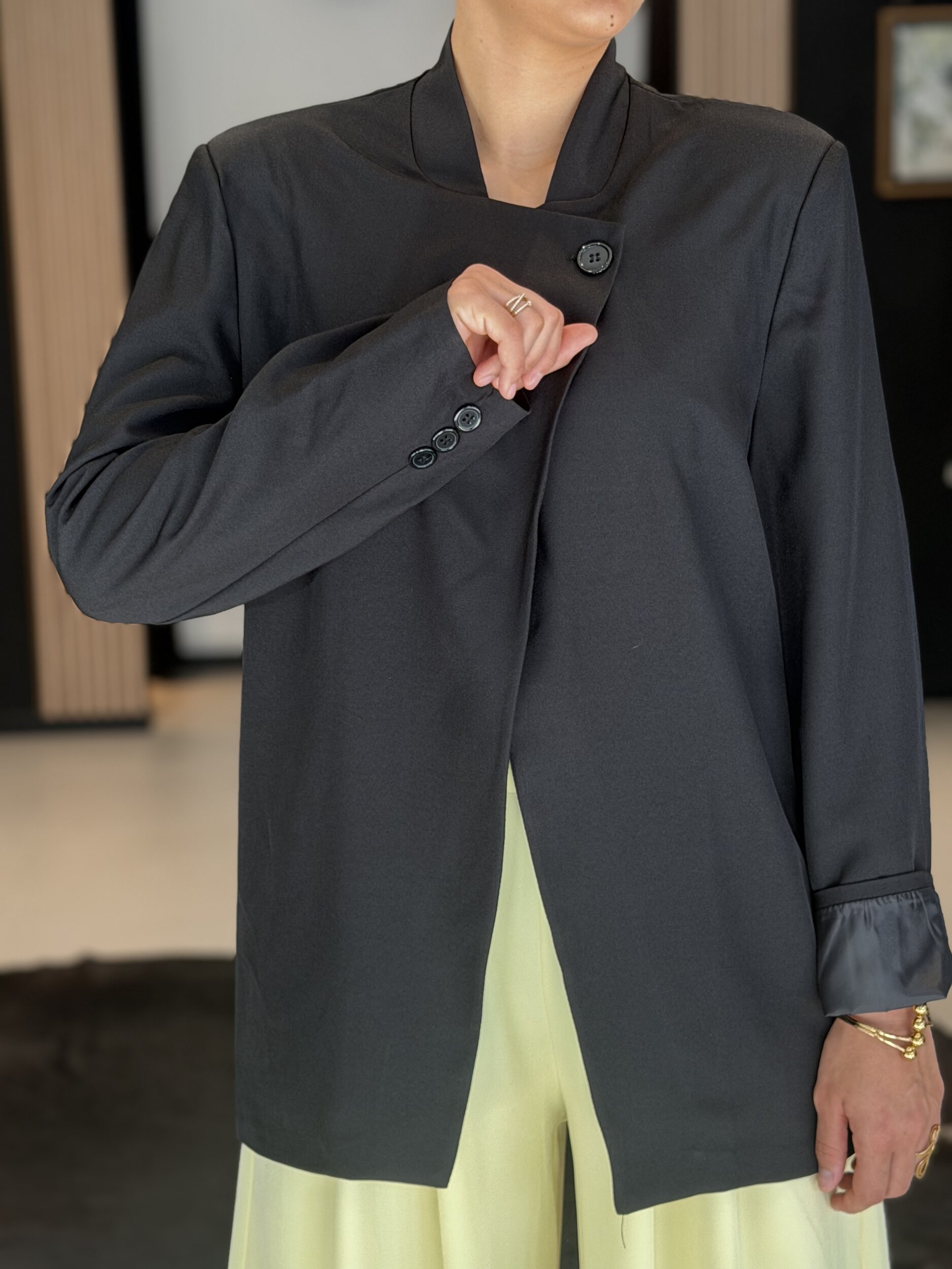 veste blazer asymetrique perle des iles 974 mode femme