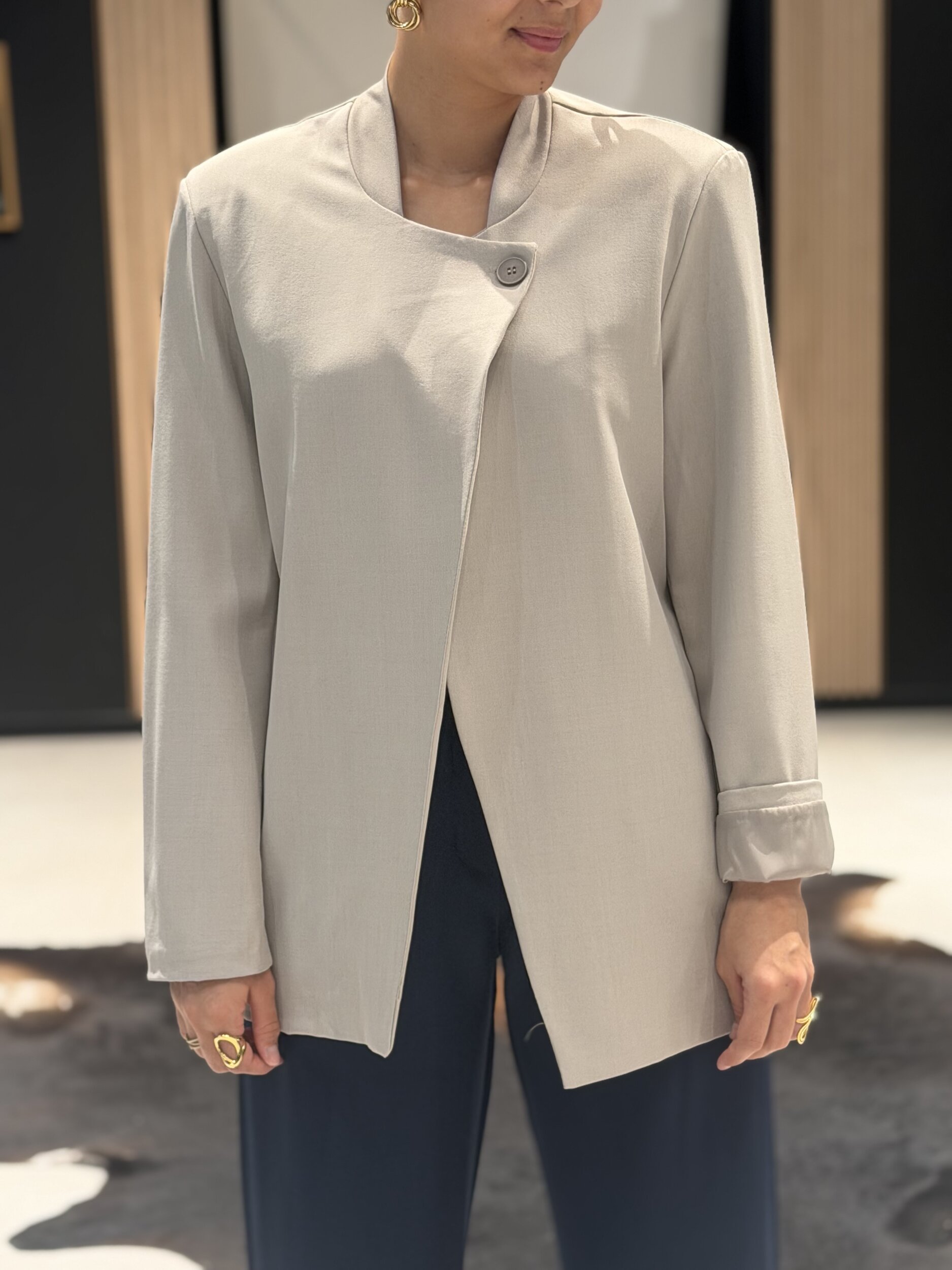 veste blazer asymetrique perle des iles 974 mode femme