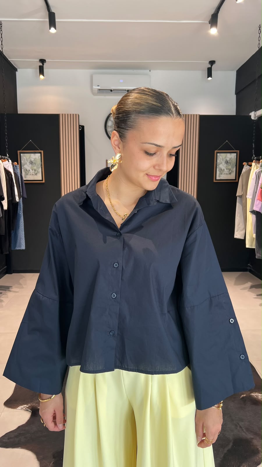 chemise chona bleu perle des iles 974 mode femme