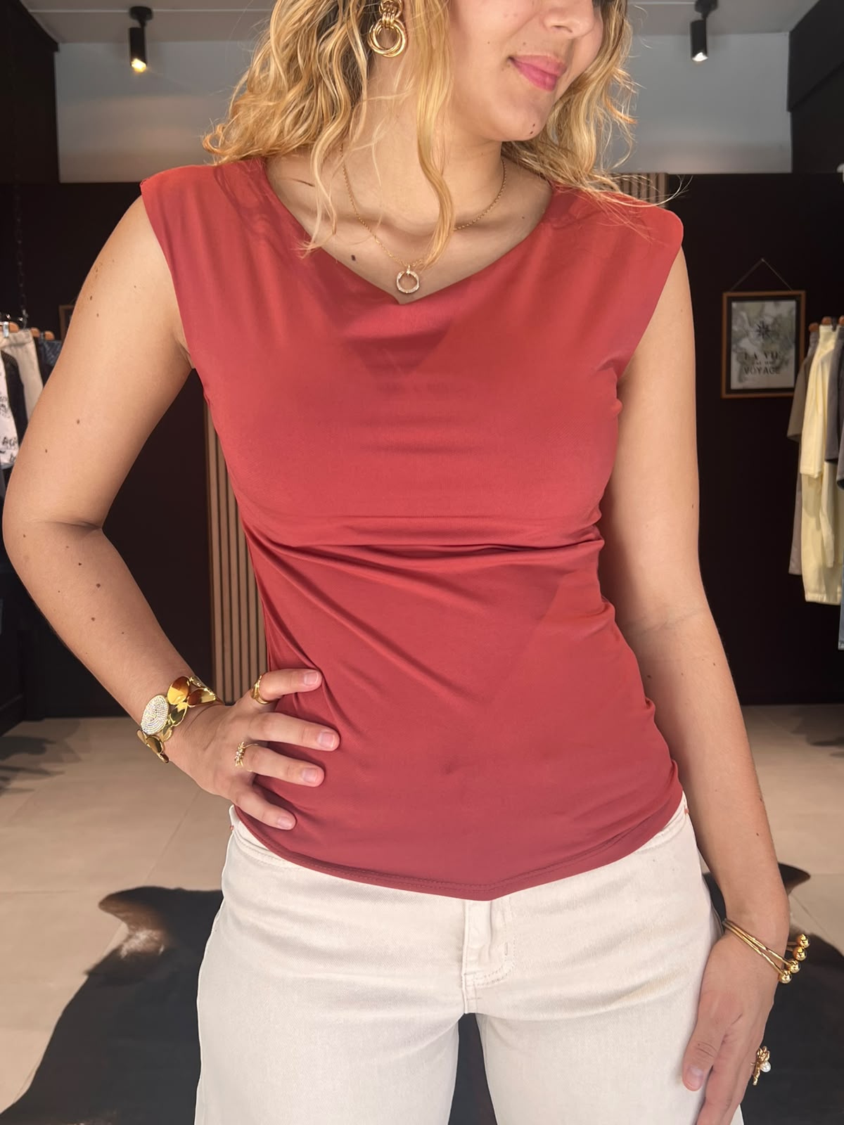 top lea taille unique perle des iles 974 mode femme