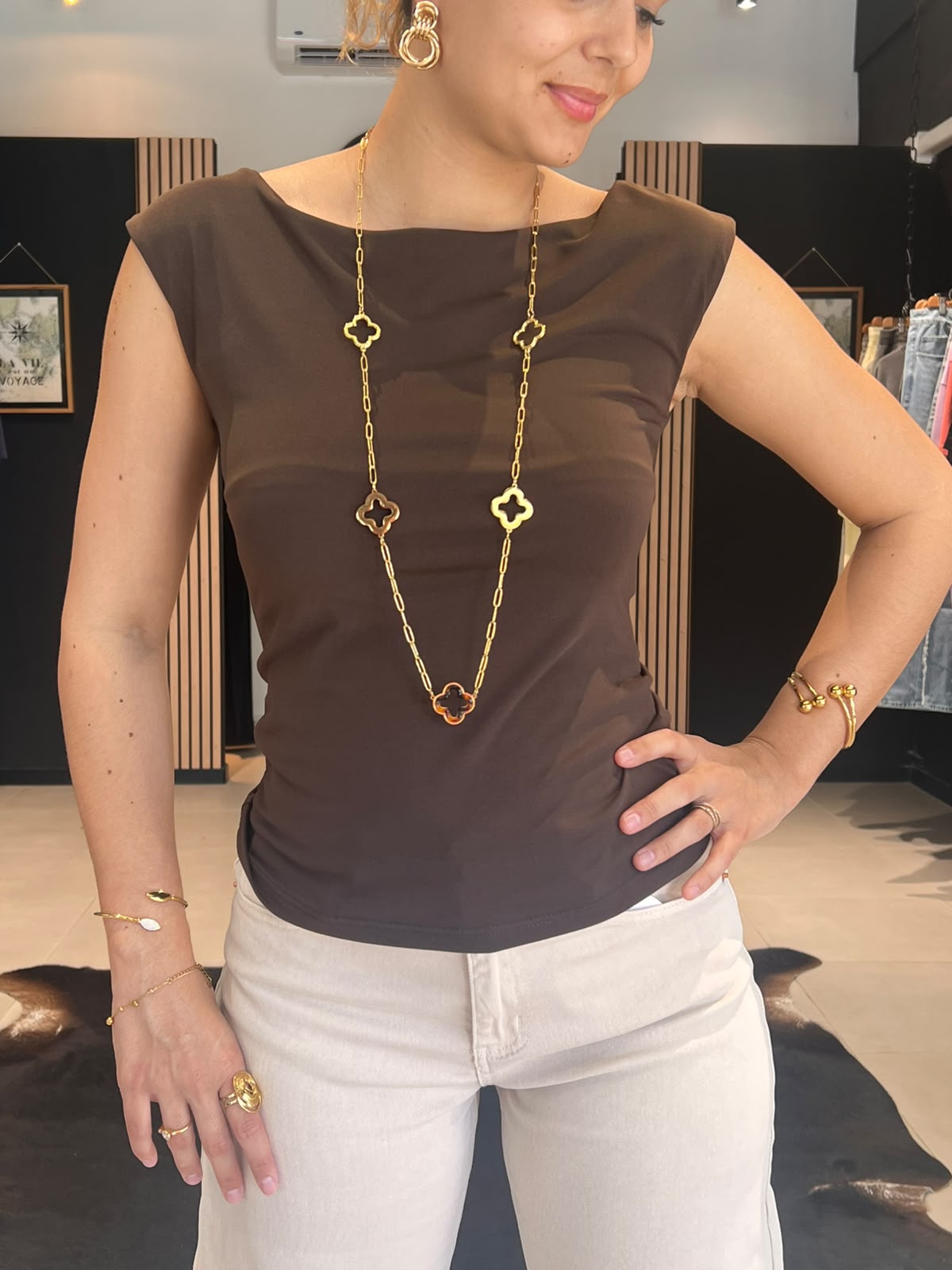 top lea taille unique perle des iles 974 mode femme