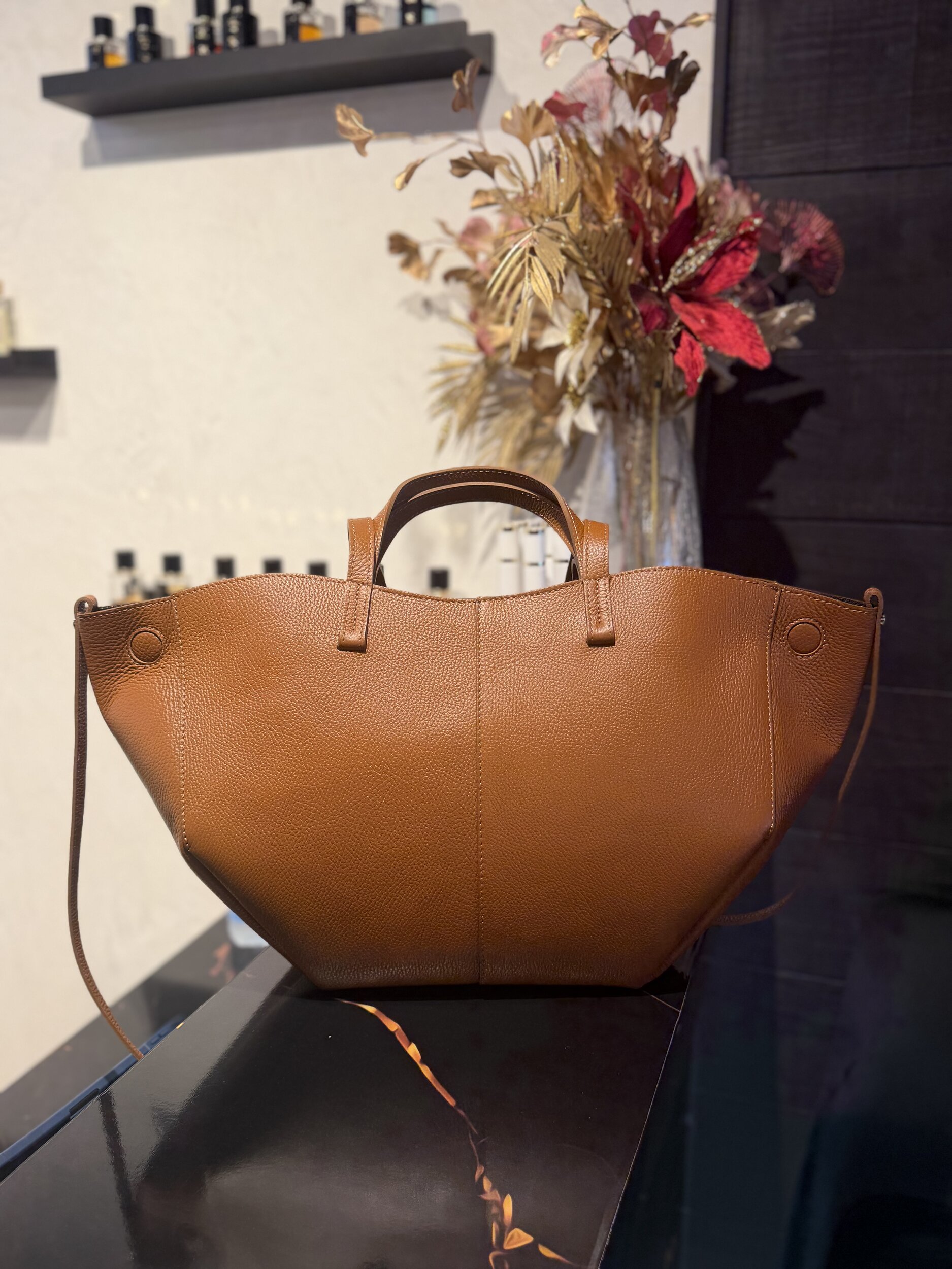 SAC ST TROPEZ perle des iles 974 cuir vachette inspi polene