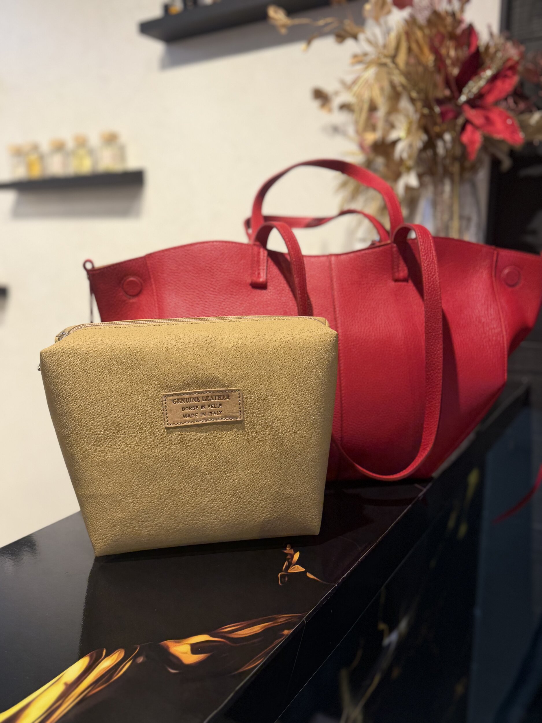 SAC ST TROPEZ perle des iles 974 cuir vachette inspi polene