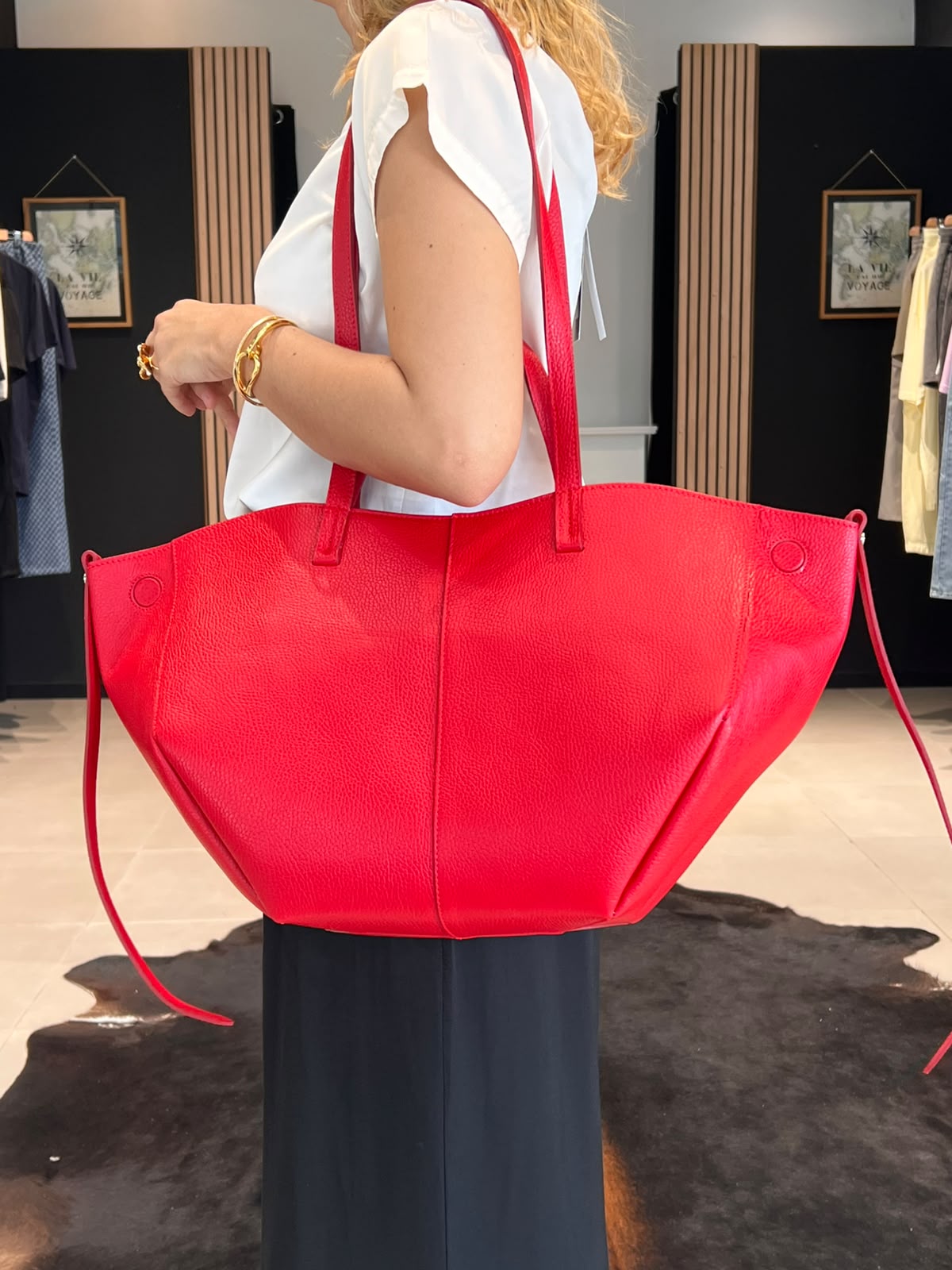 SAC ST TROPEZ perle des iles 974 cuir vachette inspi polene