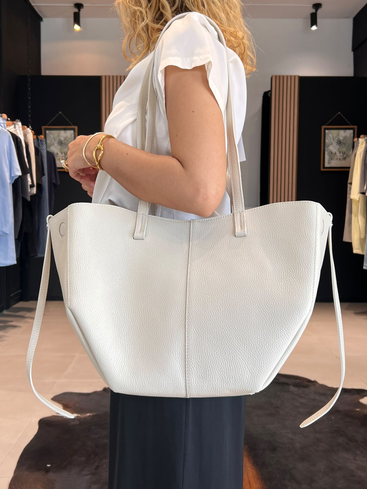 SAC ST TROPEZ perle des iles 974 cuir vachette inspi polene