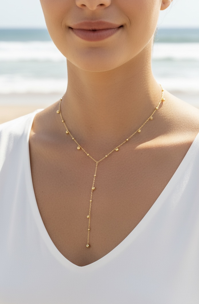 collier acier inoxydable perle des iles 974 mode femme