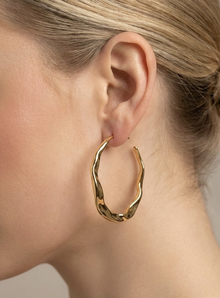 boucle doreille acier inoxydable perle des iles 974 mode femme