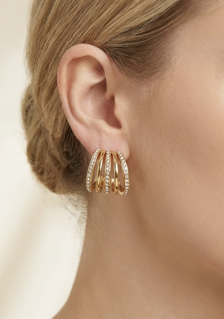 boucle doreille acier inoxydable perle des iles 974 mode femme