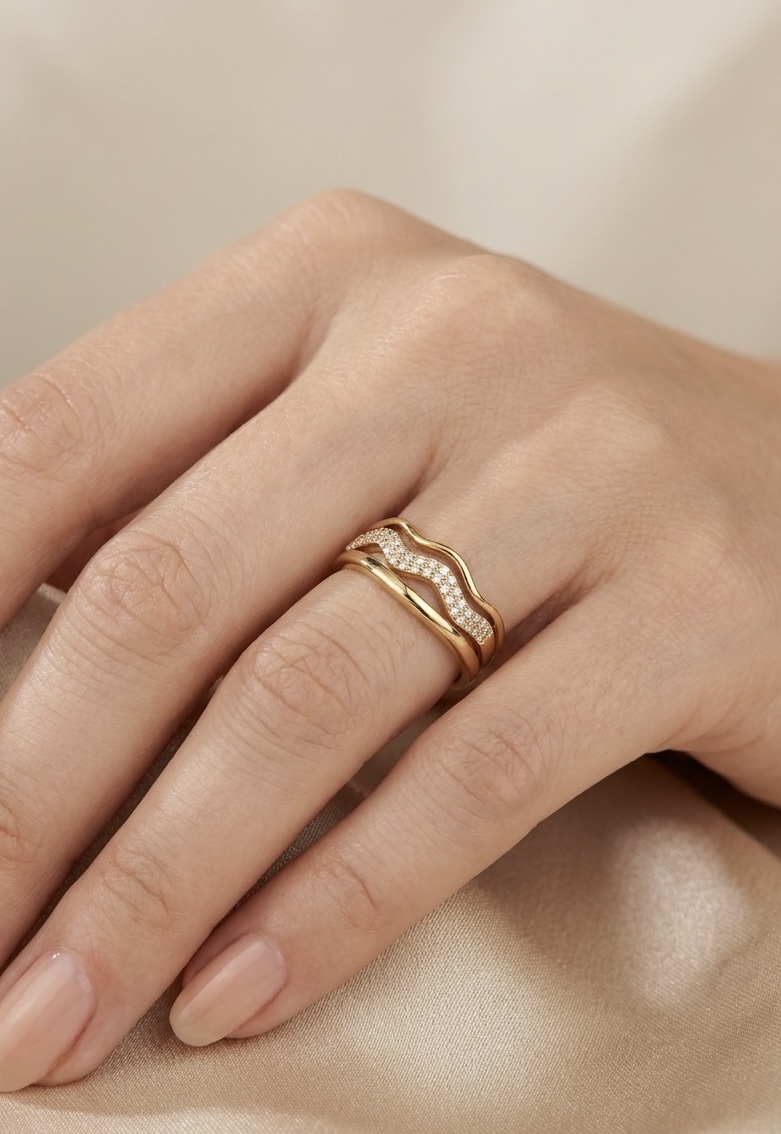 bague acier inoxydable perle des iles 974 mode femme
