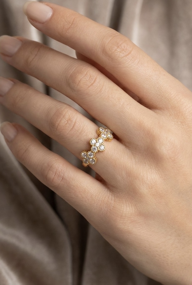 bague acier inoxydable perle des iles 974 mode femme