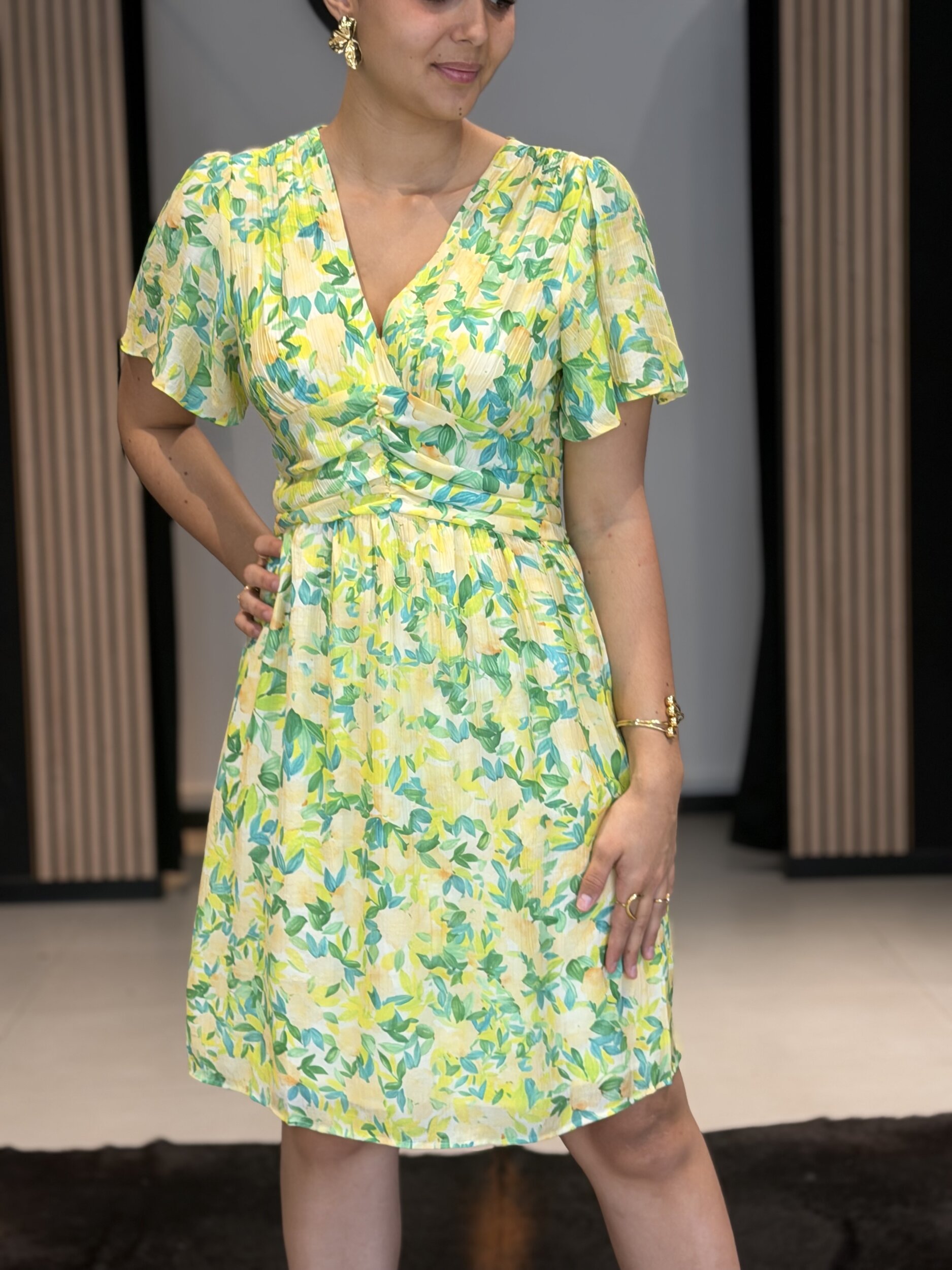 ROBE sophia vert PERLE DES ILES 974 MODE FEMME