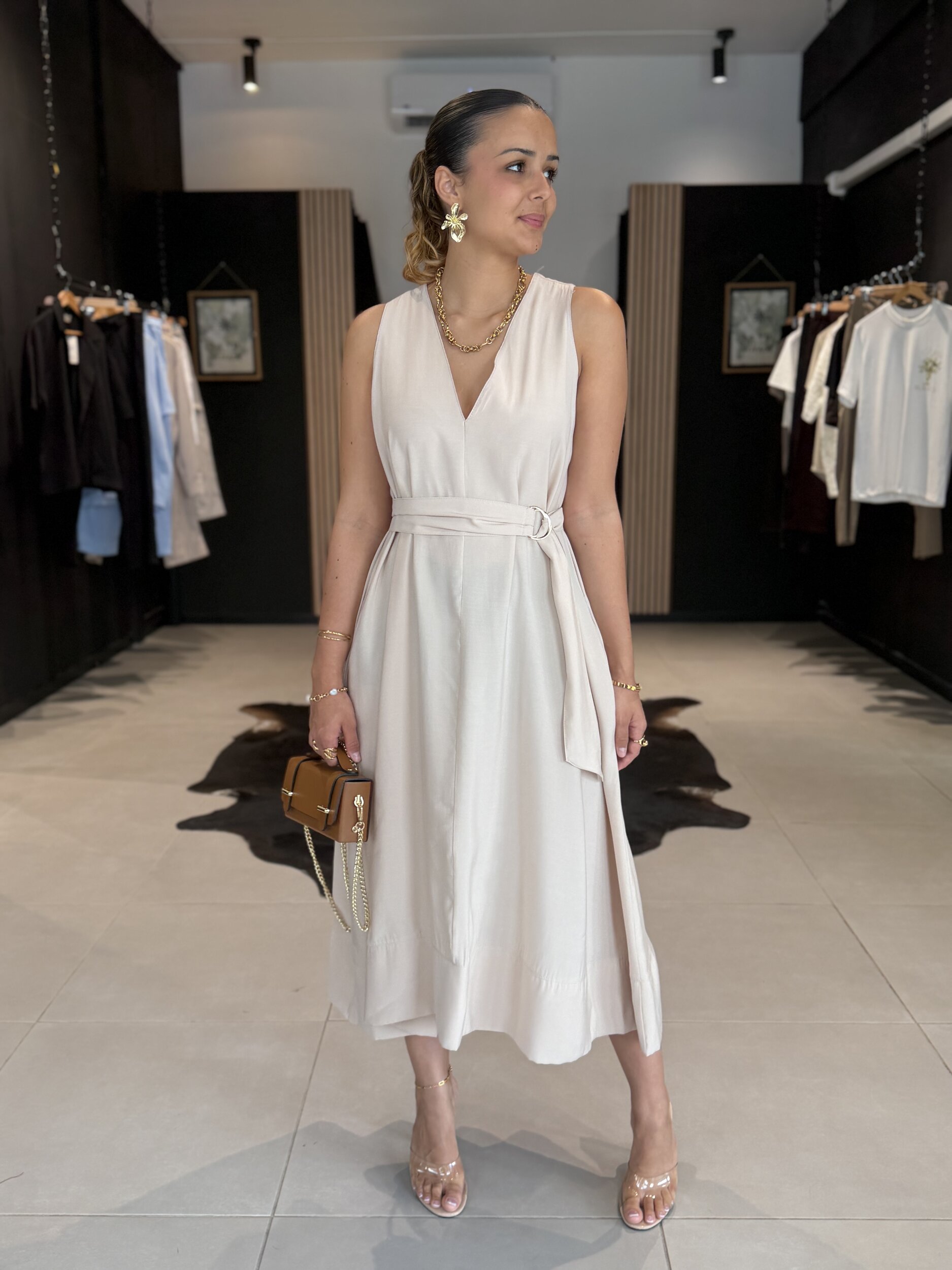 robe carole beige perle des iles 974