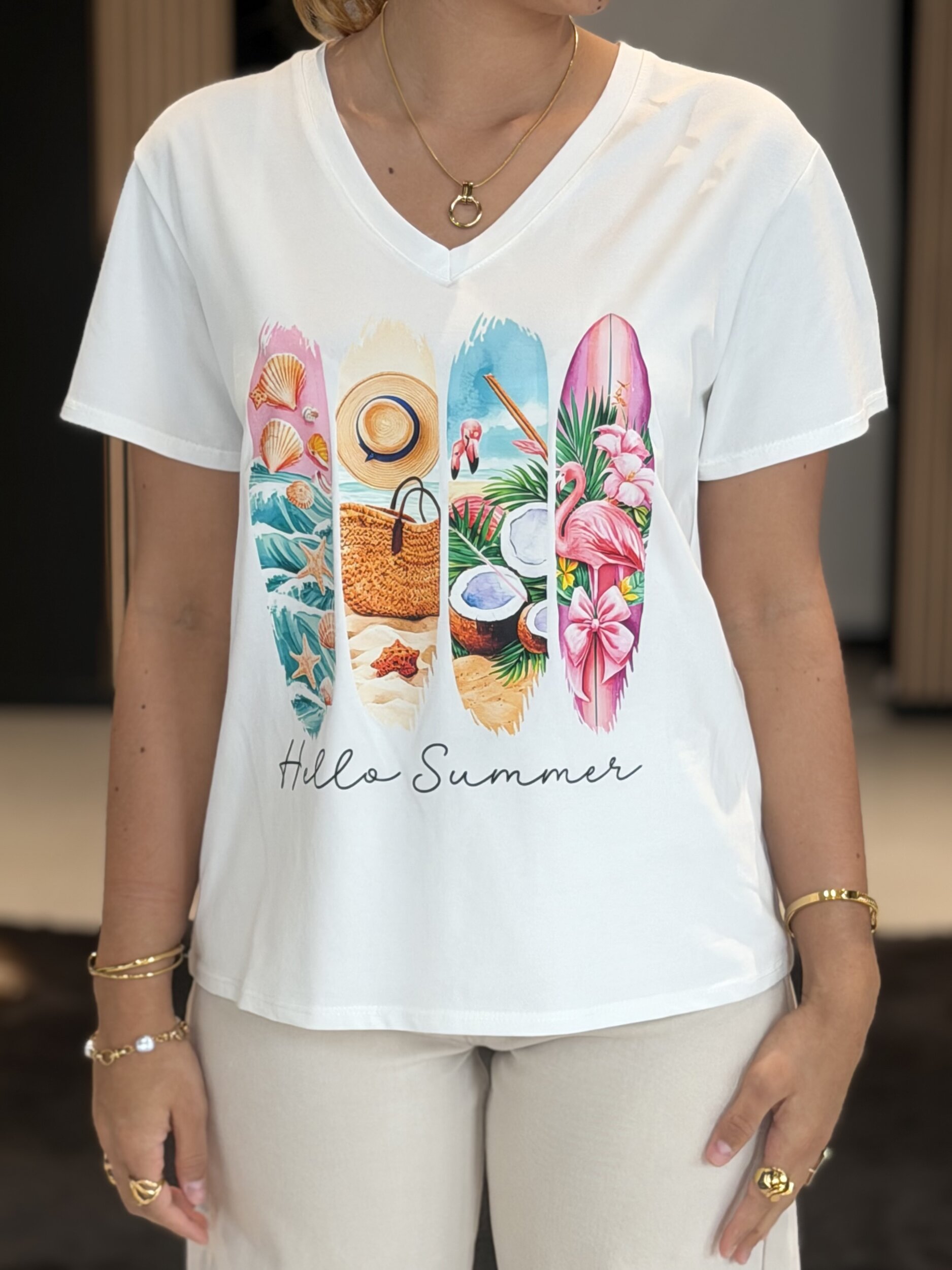 T SHIRT PERLE DES ILES 974 MODE FEMME