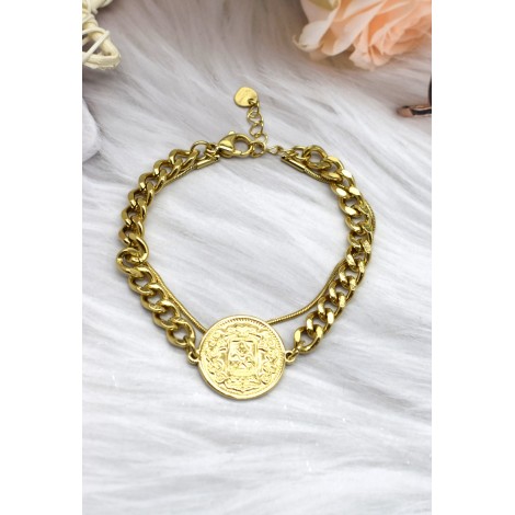 bracelet-en-acier marianne perle des iles 974-1