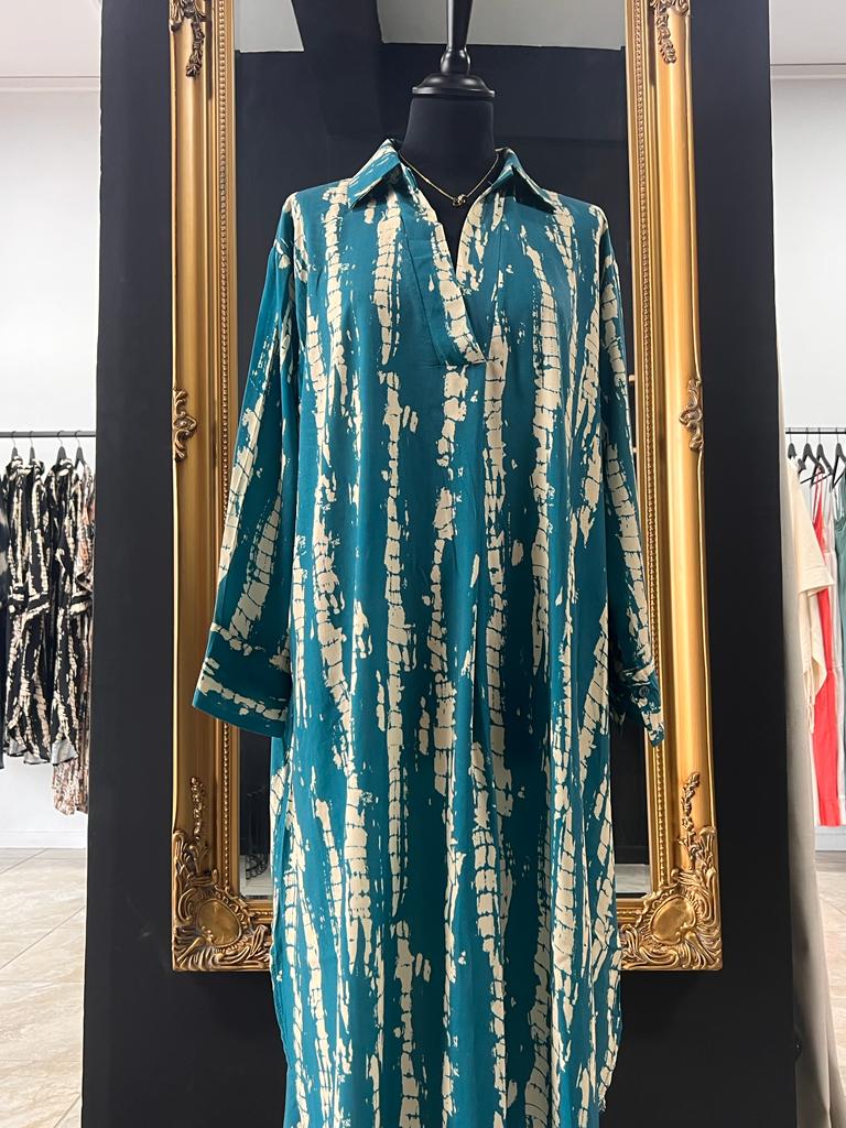 Robe JULIA Turquoise - Taille Unique