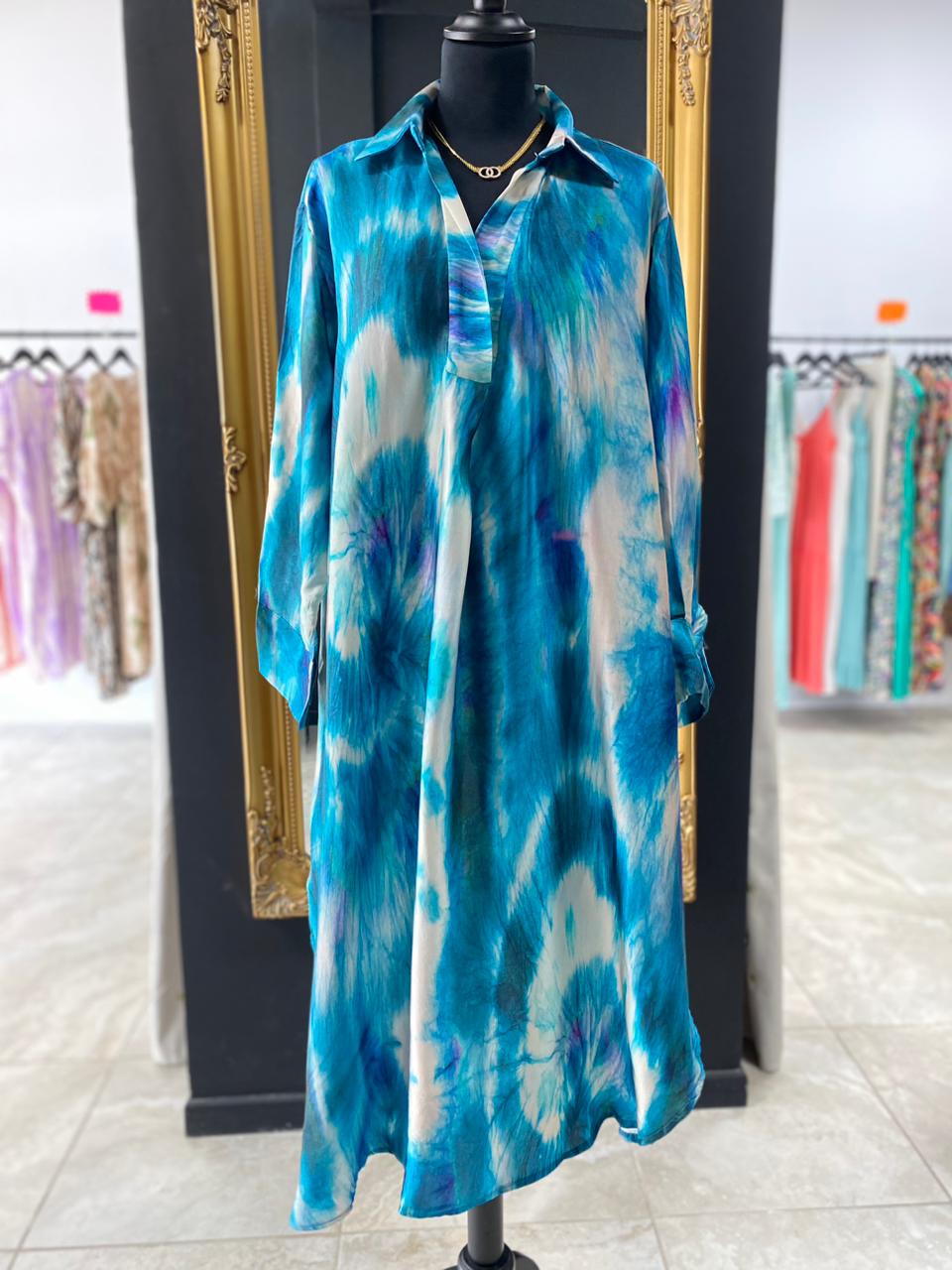 Robe BLEUET - Turquoise