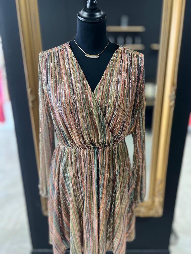 Robe MATHILDE a sequins noel fete  Perle des Iles 974 Mode Parfumerie