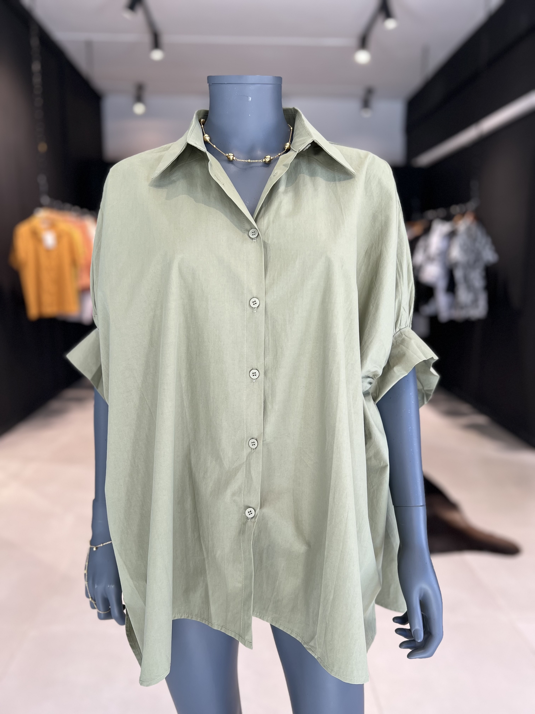 Chemise Oversize Chemise Homme BrodÃ©e Pull Col Châle Pullover