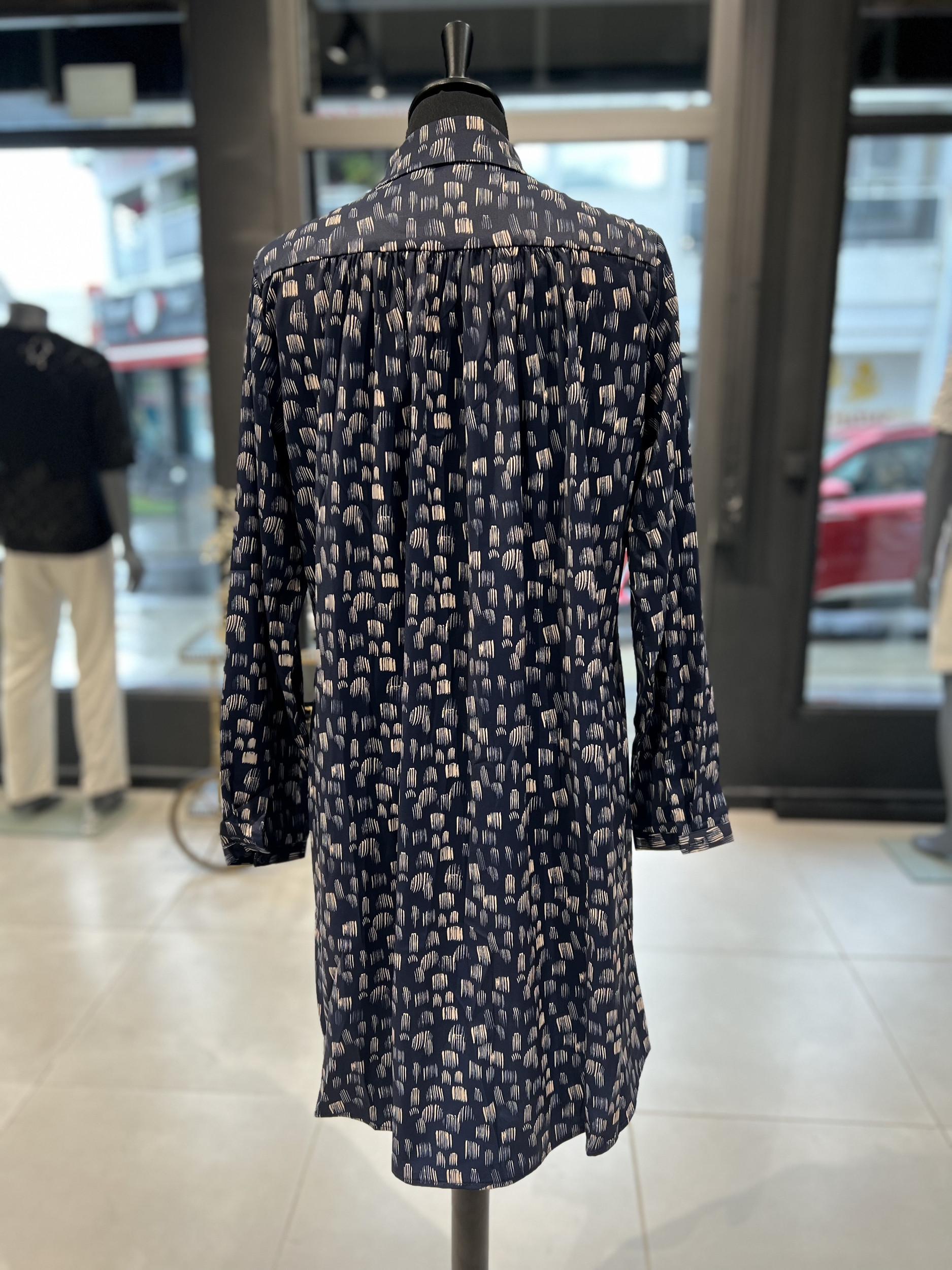 robe bleu marine moon grande taille perle des iles mode femme la reunion st pierre 974