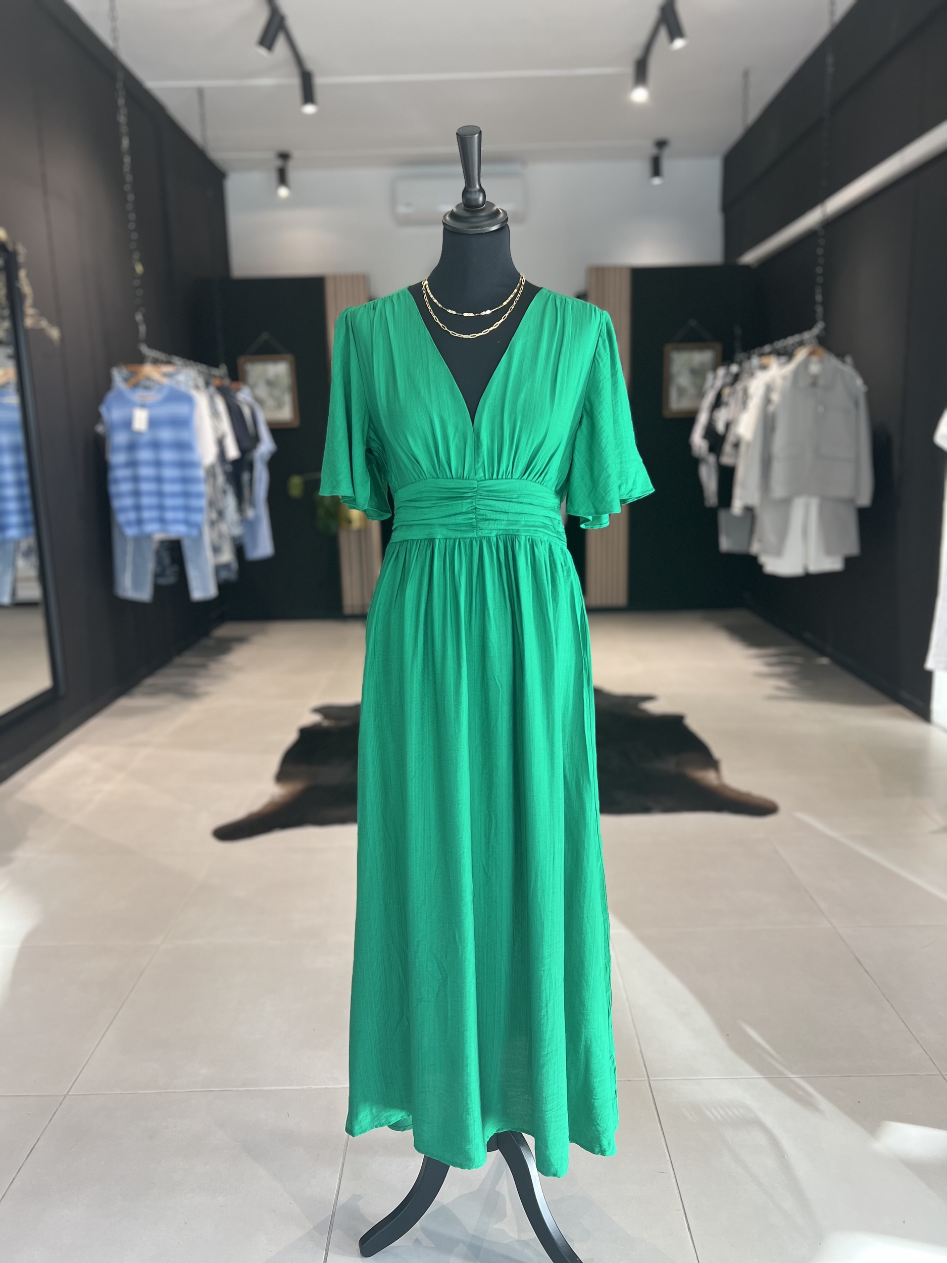 robe tina vert perle des iles 974 mode femme la reunion bijoux acier bar a parfum