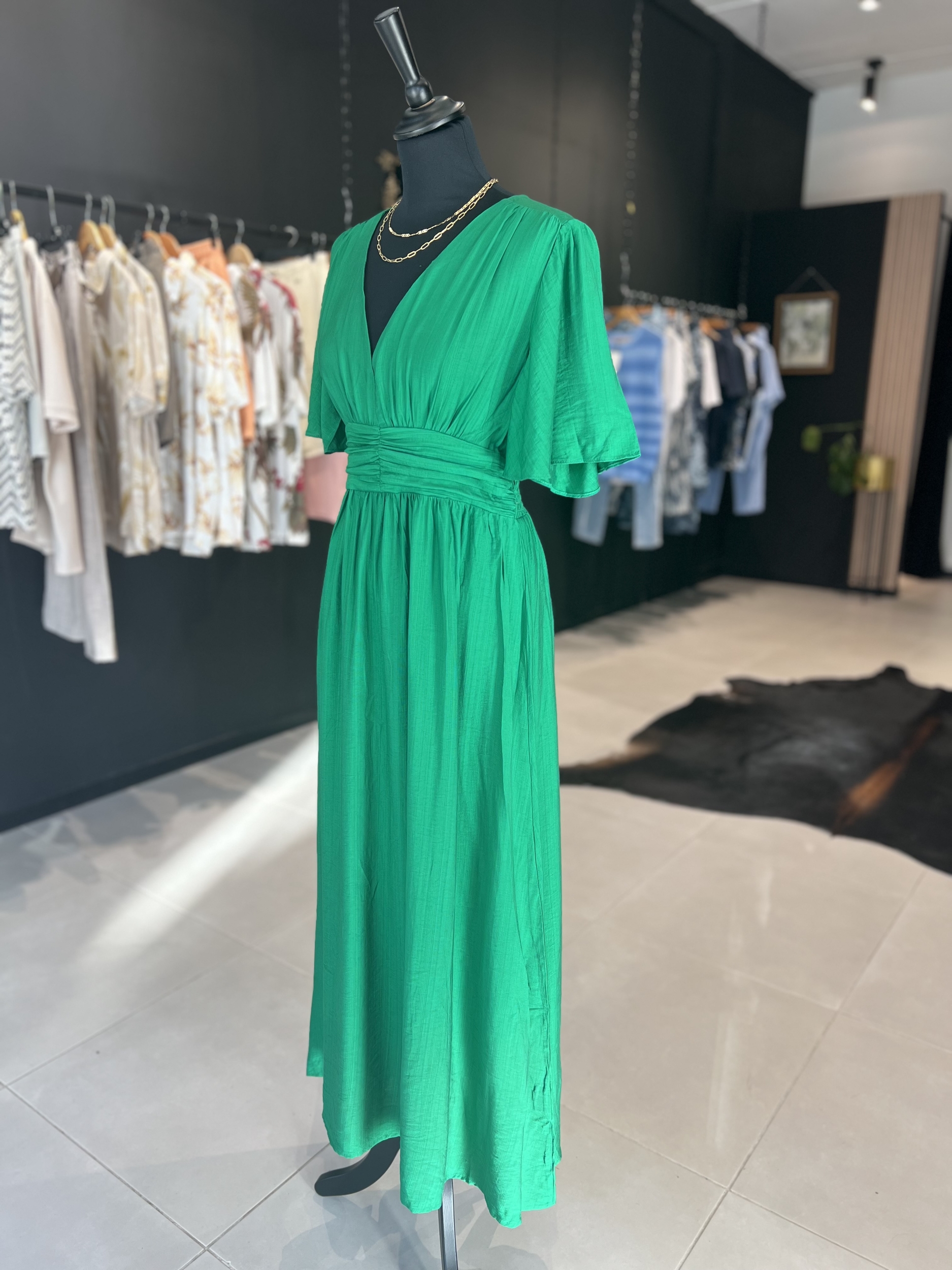 robe tina vert perle des iles 974 mode femme la reunion bijoux acier bar a parfum