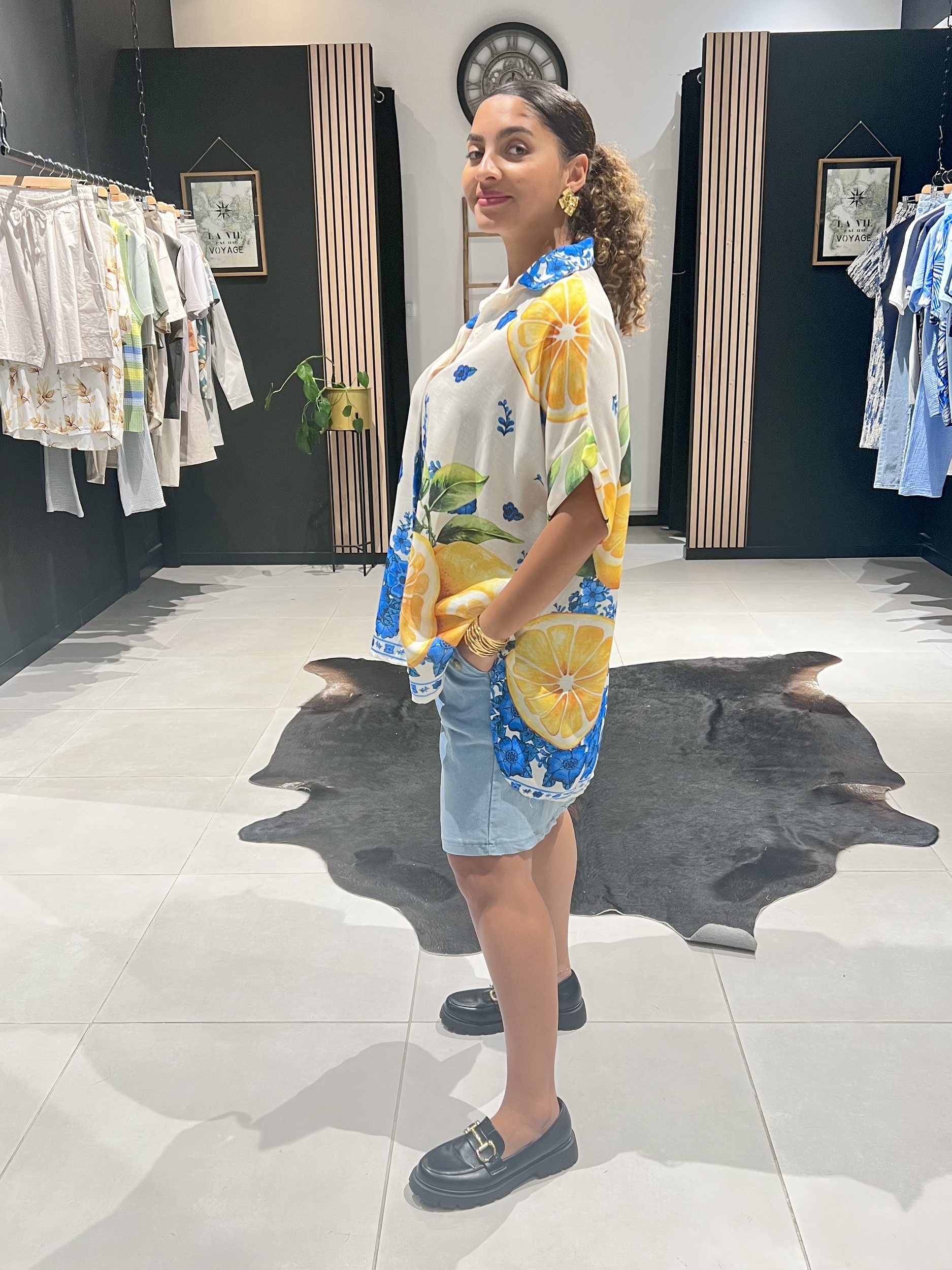 Chemise AMALFI – Taille unique 36 au 50 Prêt à Porter FEMME/Tops