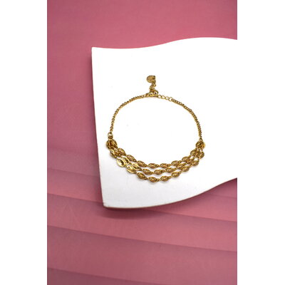 bracelet acier perle des iles mode femme