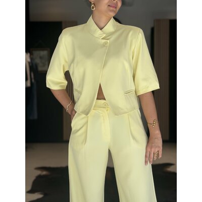 ENSEMBLE E BLAZER jaune PERLE DES ILES