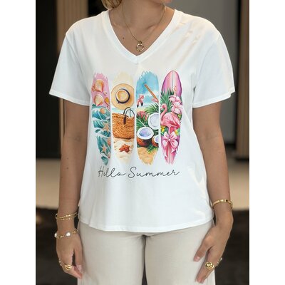 T-shirt SUMMER femme - Perle des Îles
