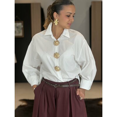 CHEMISE BOUTON DORE PERLE DES ILES 974