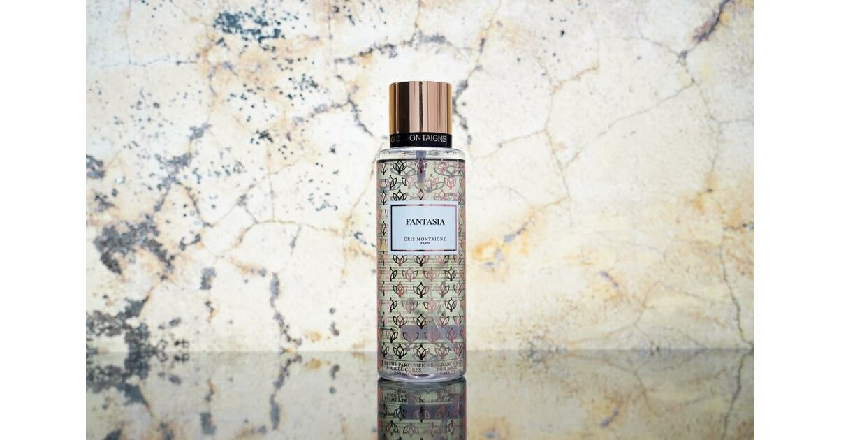 Brume Parfumée Bellissima Montaigne 250ml - Senteur Gris, Neuf En Boîte