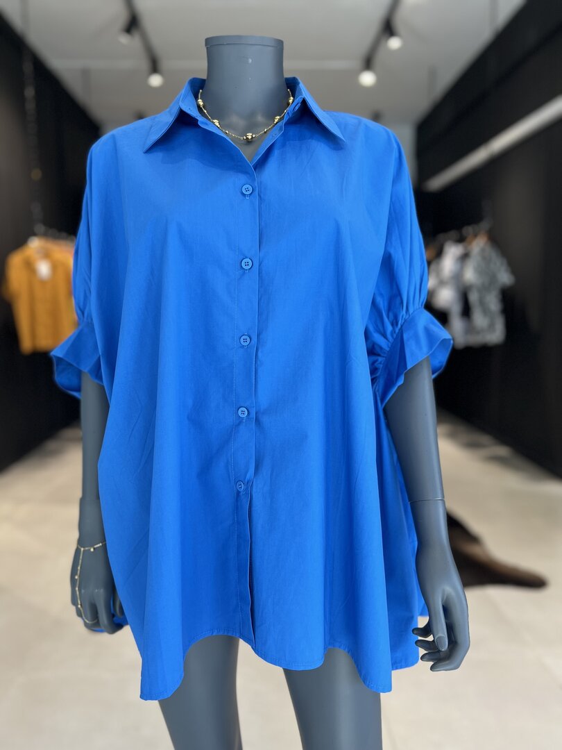 Chemise D'été Homme La Perla Bleue - Col Mao - Taille L Internationale - Neuf Avec étiquettes