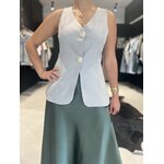 blazer marron perle des iles mode femme homme bijoux acier4875